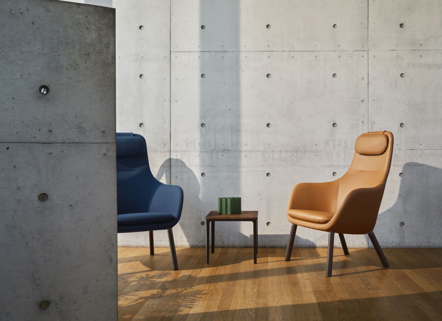 HAL LOUNGE Leather armchair HAL Lounge Collection By Vitra design