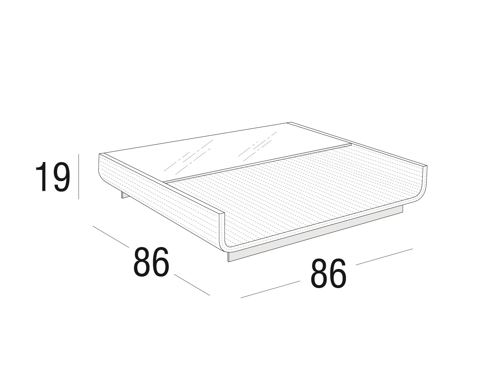 Hamptons Glass And Aluminium Garden Side Table By Roberti