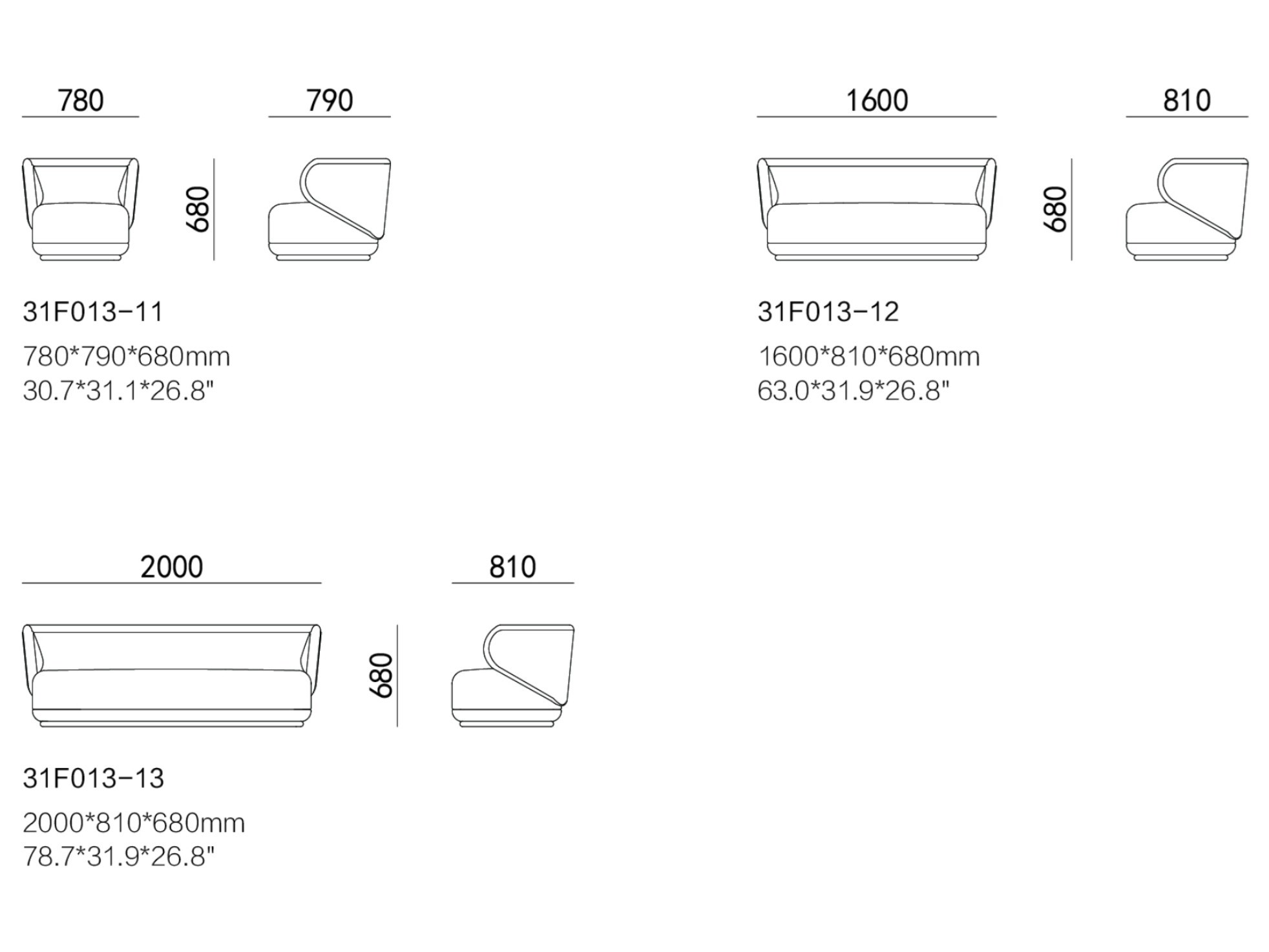 HAP | Sofa Hap Collection By HC28 design Christophe Delcourt