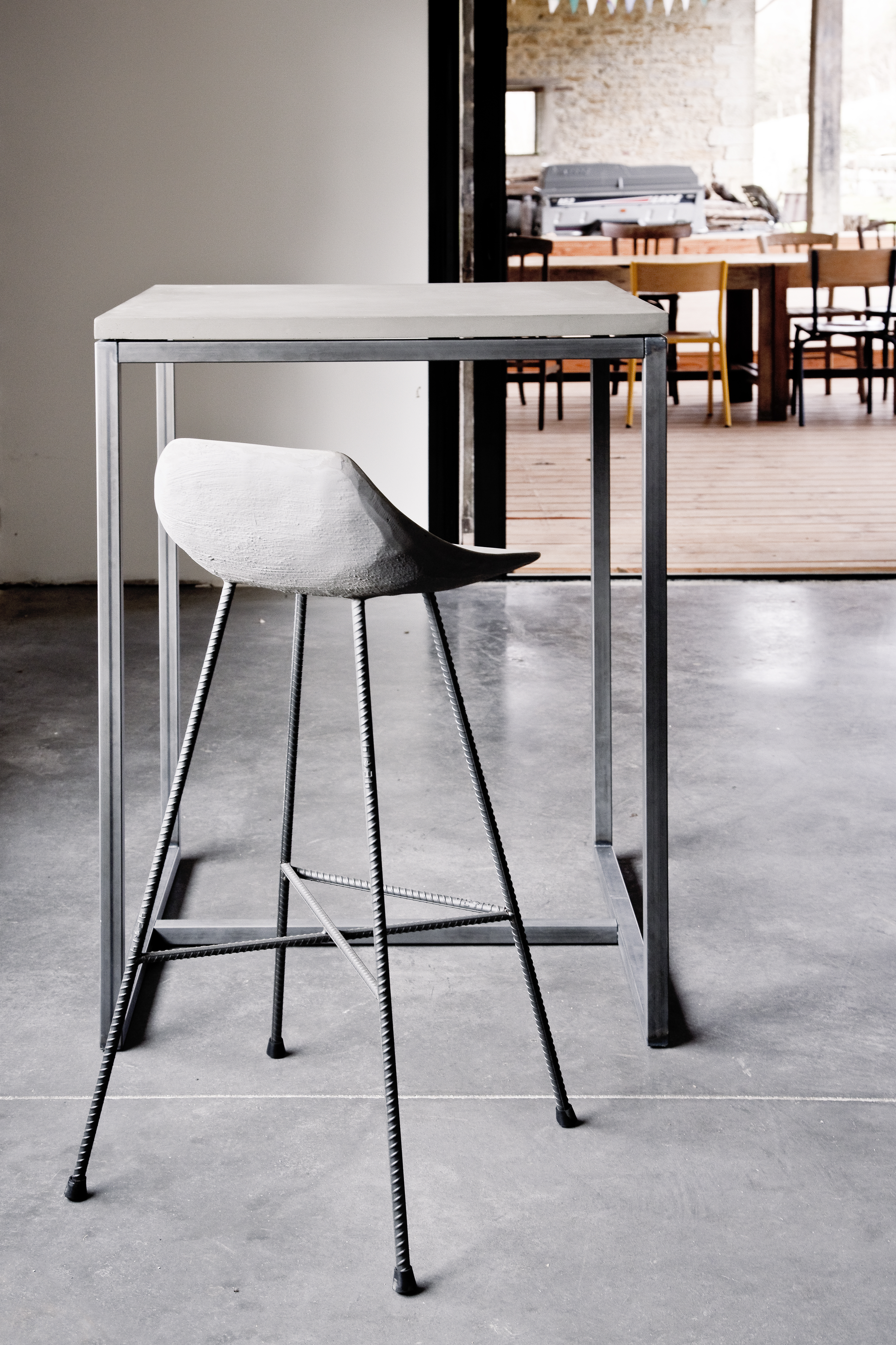 HAUTEVILLE | High stool Hauteville Collection By lyon béton design ...