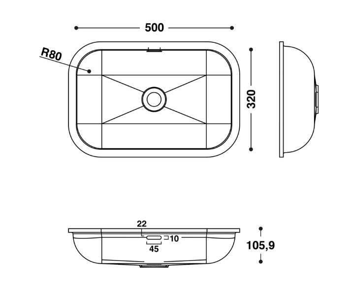 Dimensioni RCB503