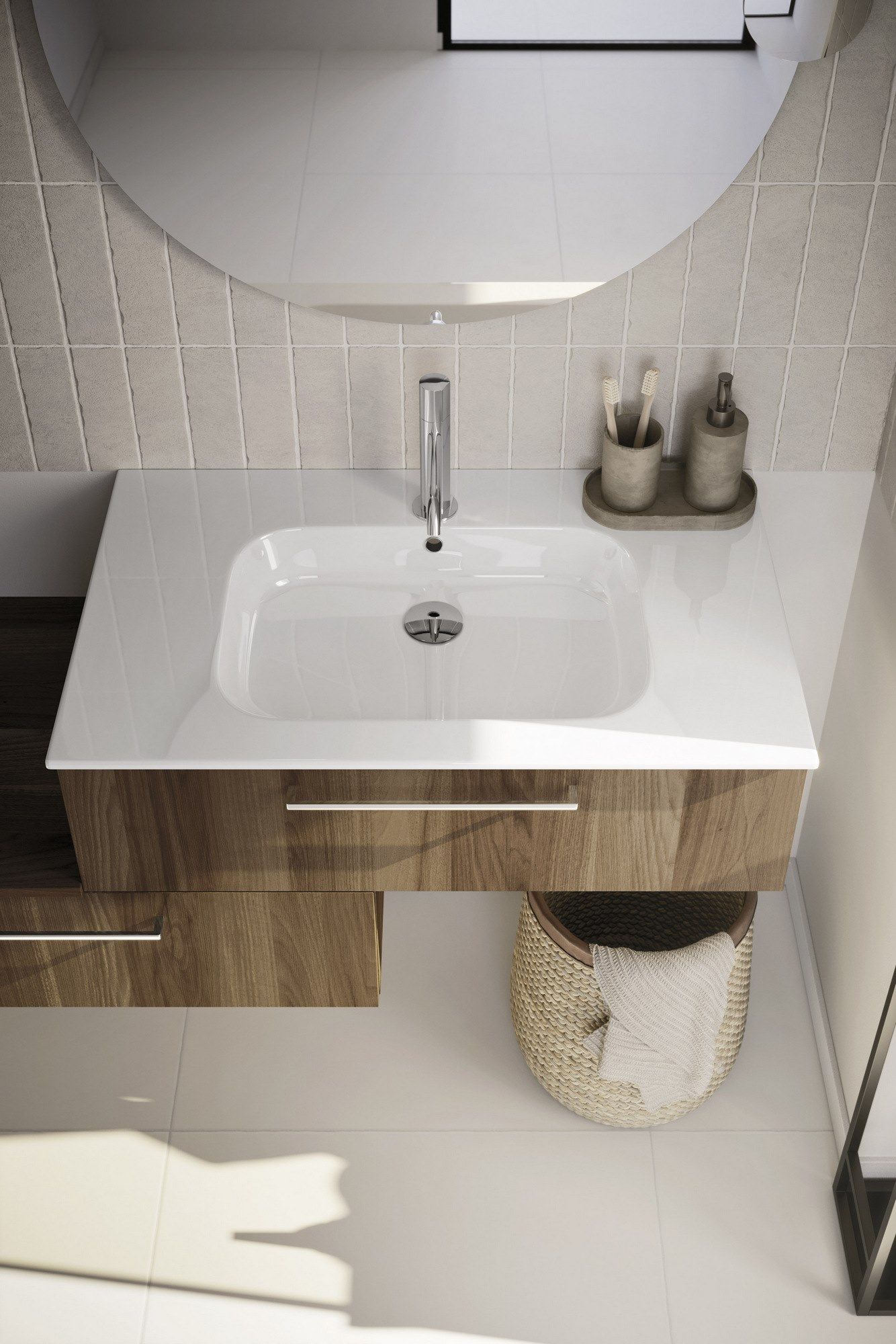 HO.ME PLUS LISCIO 58 by Arbi Arredobagno - Arredo bagno completo - 4
