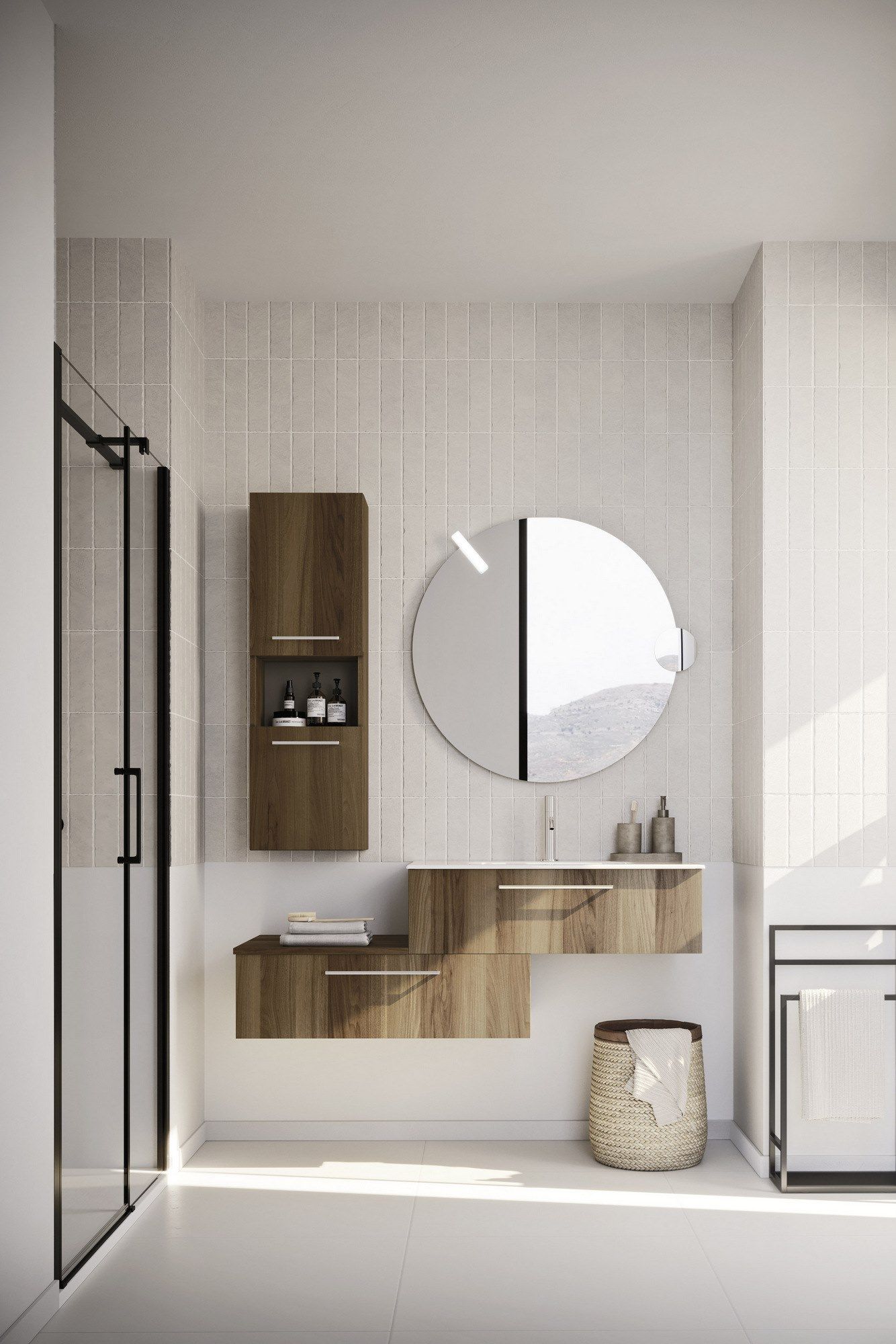 HO.ME PLUS LISCIO 58 by Arbi Arredobagno - Arredo bagno completo - 2