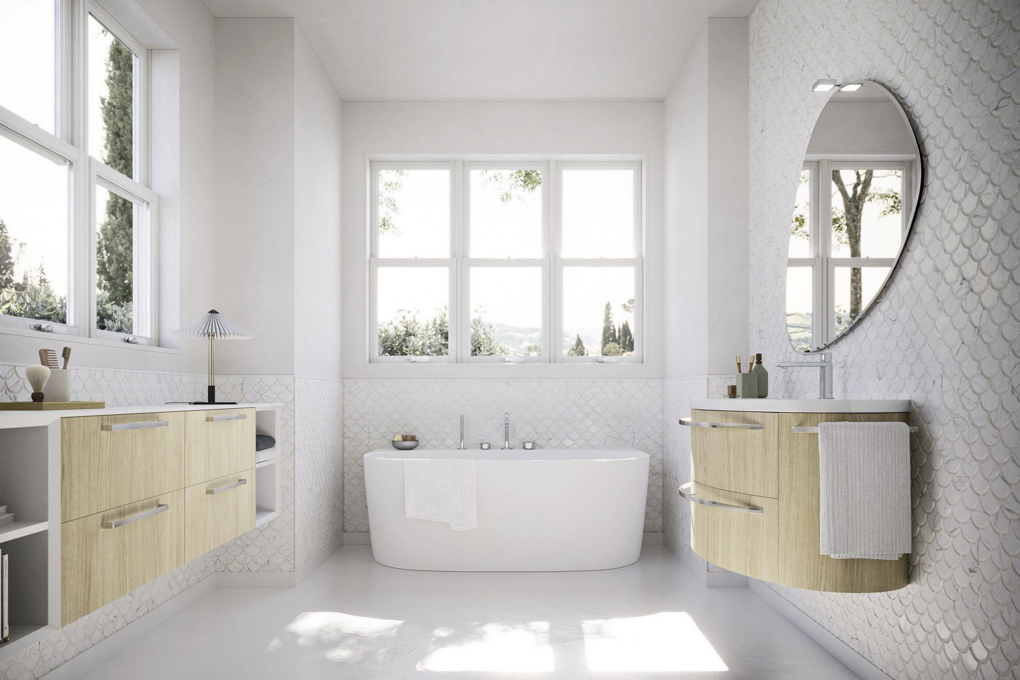 HO.ME PLUS CURVO 59 by Arbi Arredobagno - Arredo bagno completo - 3