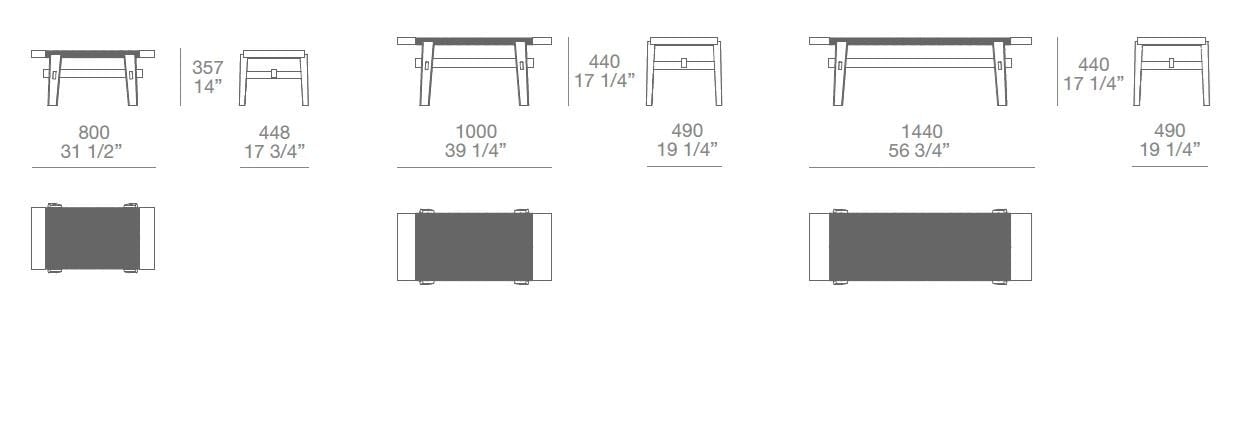 HOME HOTEL Wooden bench By Poliform | design Jean-Marie Massaud