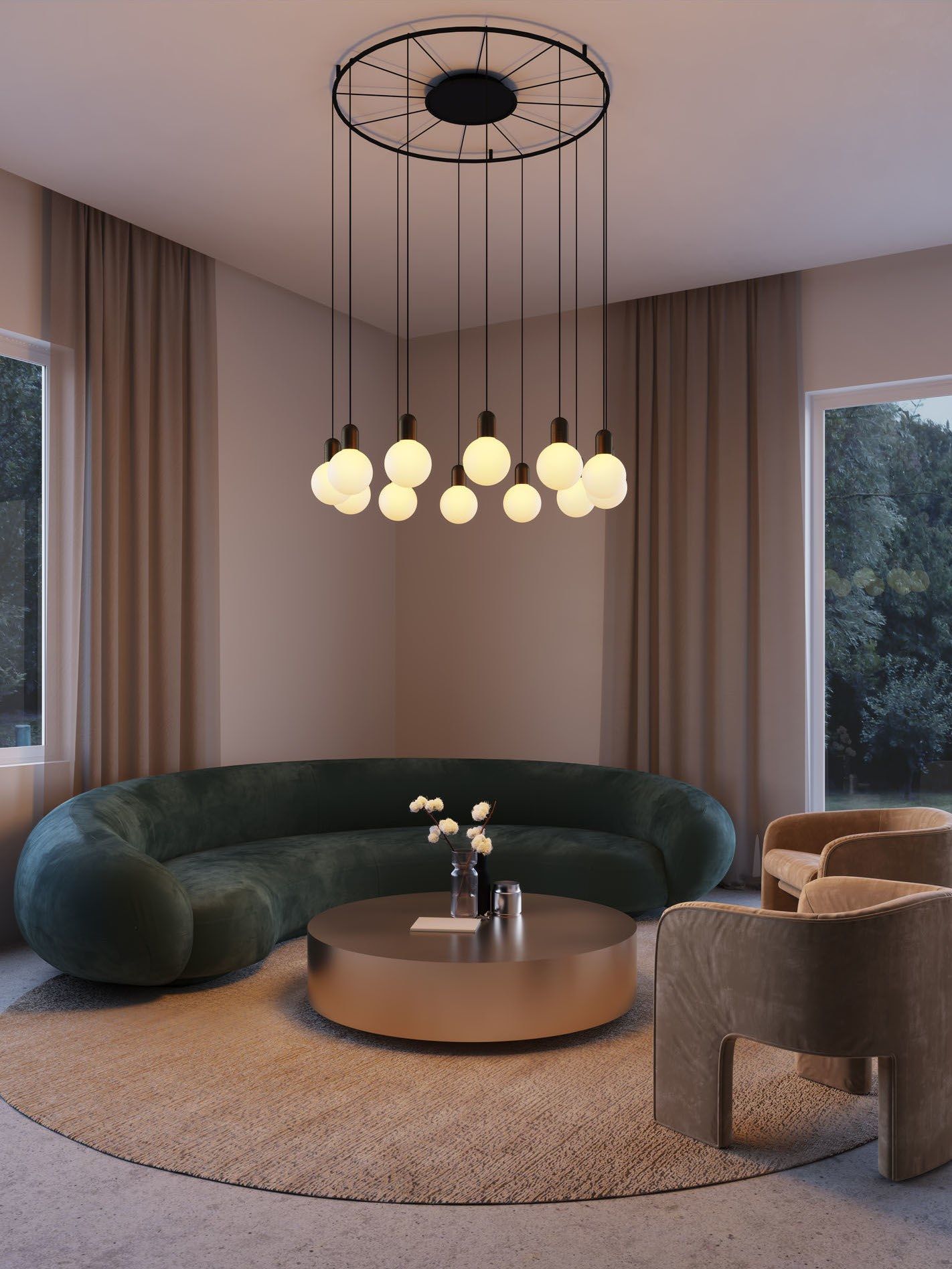 HOOLAHOOP by Modular Lighting Instruments - Lampada a sospensione / portalampada - 10