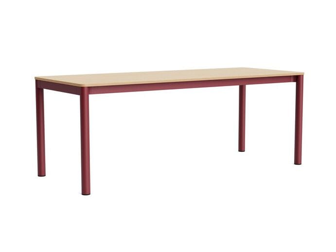 ANNEX - 200X80 - TOP OAK - ALU LEGS