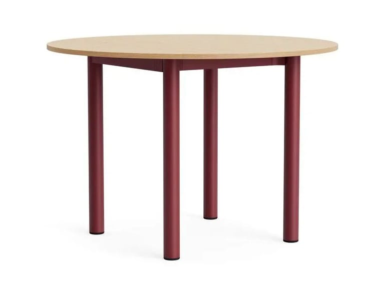 ANNEX - Ø110 - TOP OAK - ALU LEGS