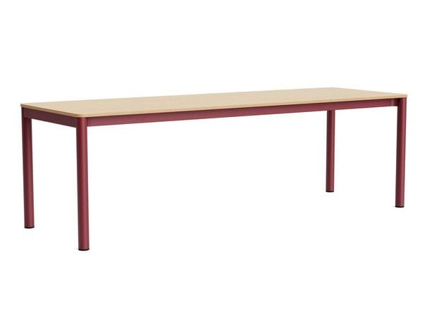 ANNEX - 240X80 - TOP OAK - ALU LEGS