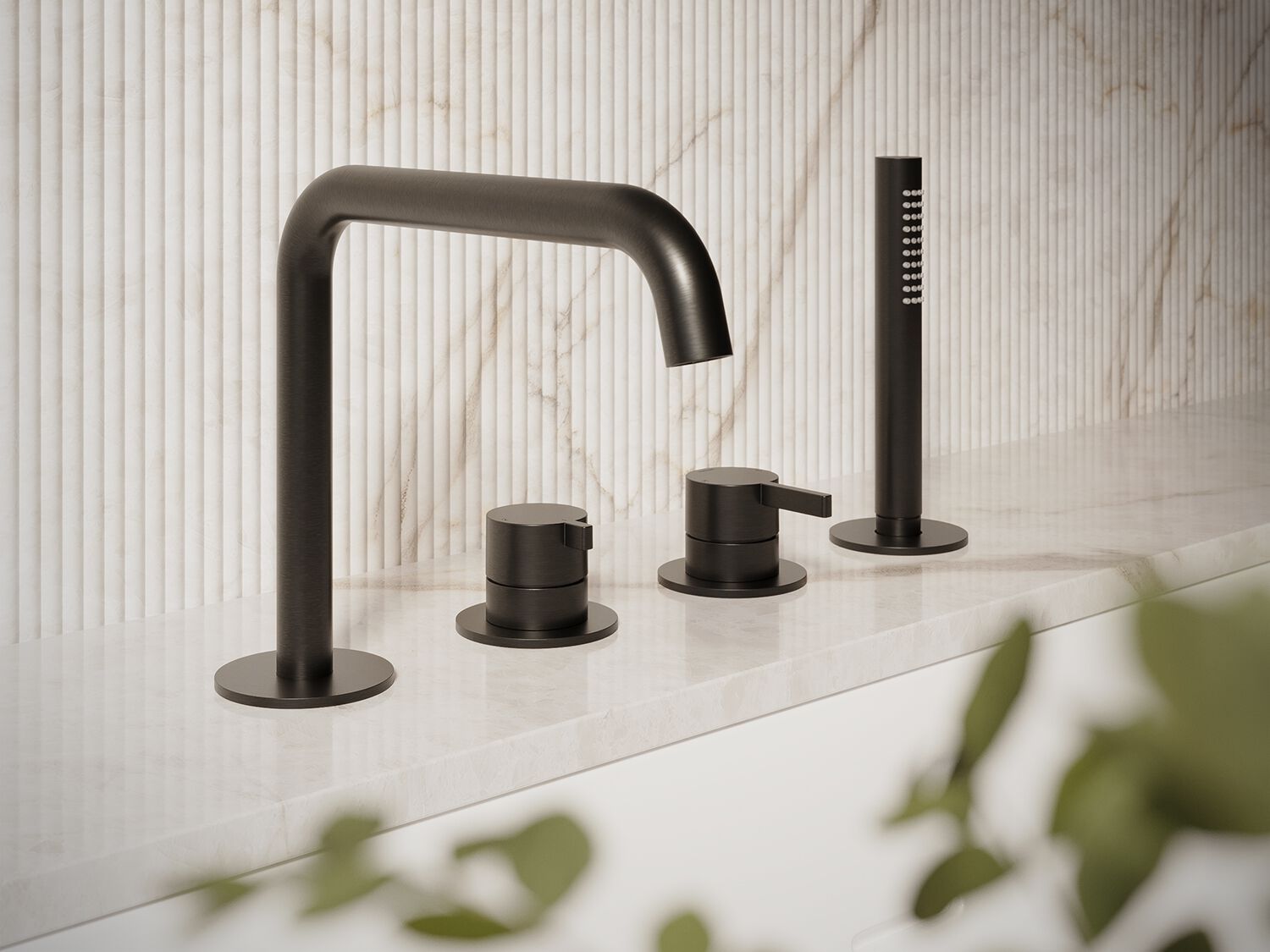 ACE AC073 by Hotbath - Rubinetto bordo vasca in ottone - 2