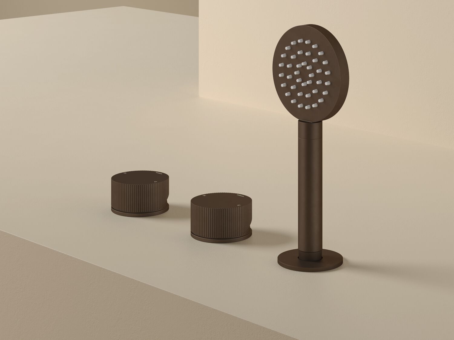 GUY GY075R by Hotbath - Set vasca a 3 fori in ottone