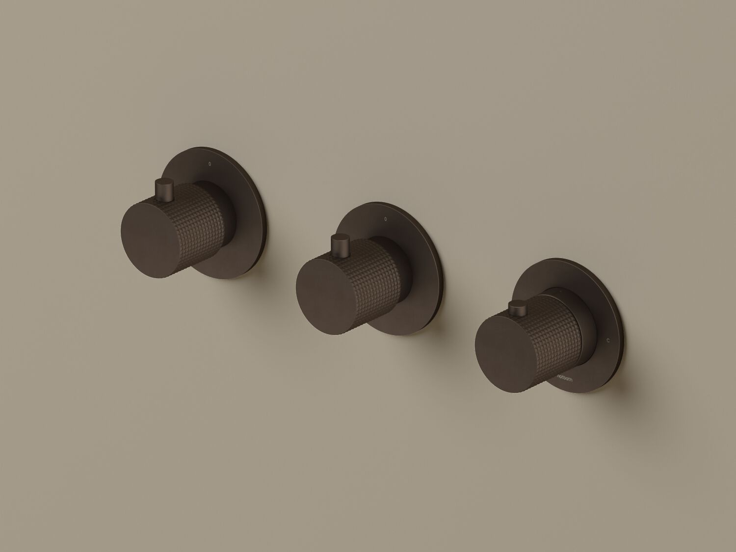 GUY GY7067D by Hotbath - Miscelatore per doccia termostatico in ottone