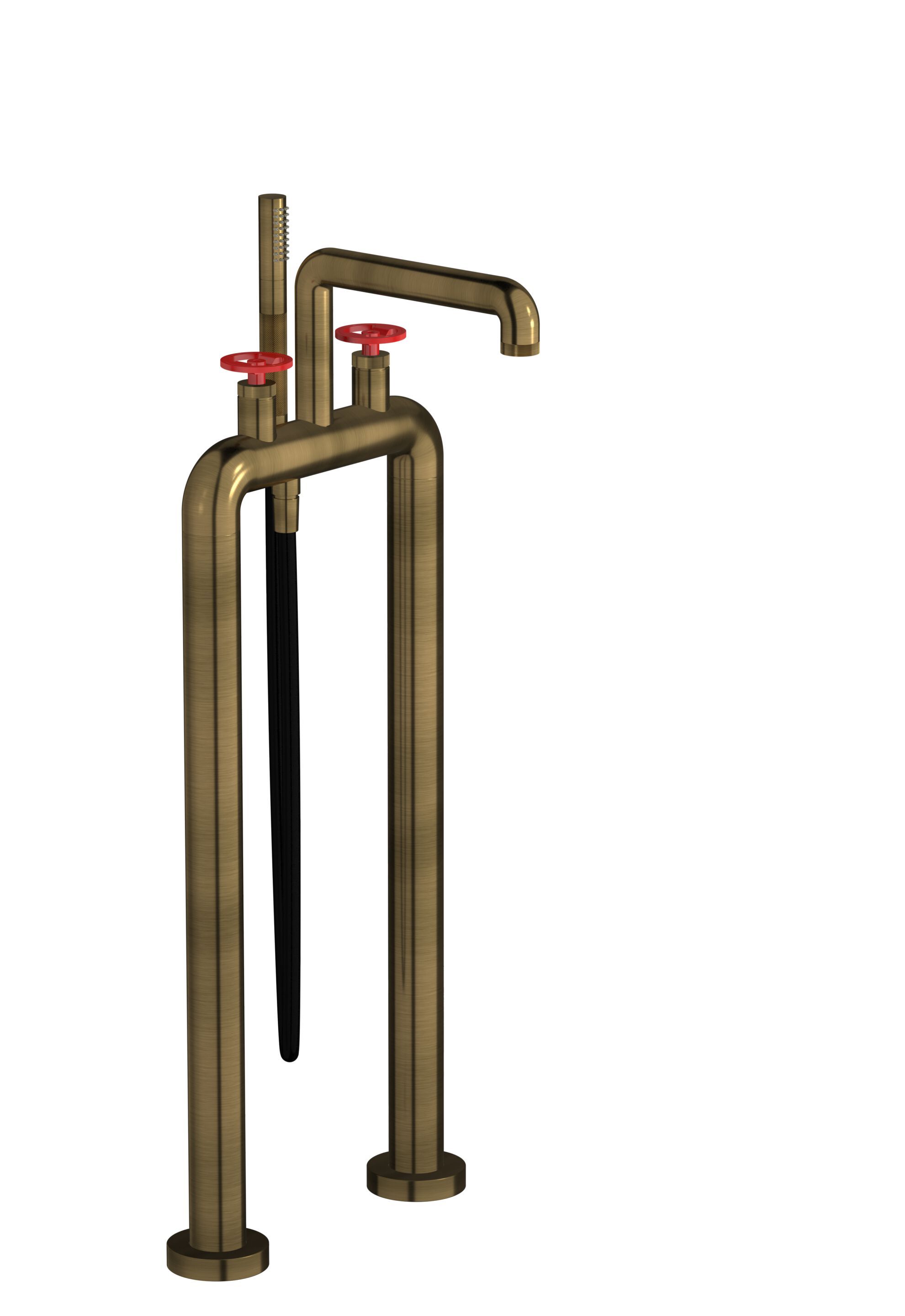 BOLD ROUND B1700 by IB - Rubinetto per vasca da terra esterno con doccetta - 12