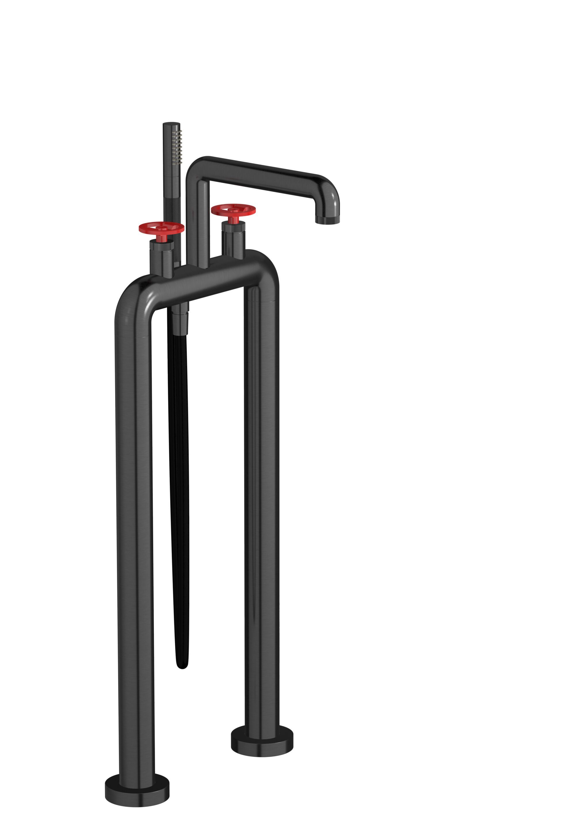 BOLD ROUND B1700 by IB - Rubinetto per vasca da terra esterno con doccetta - 6