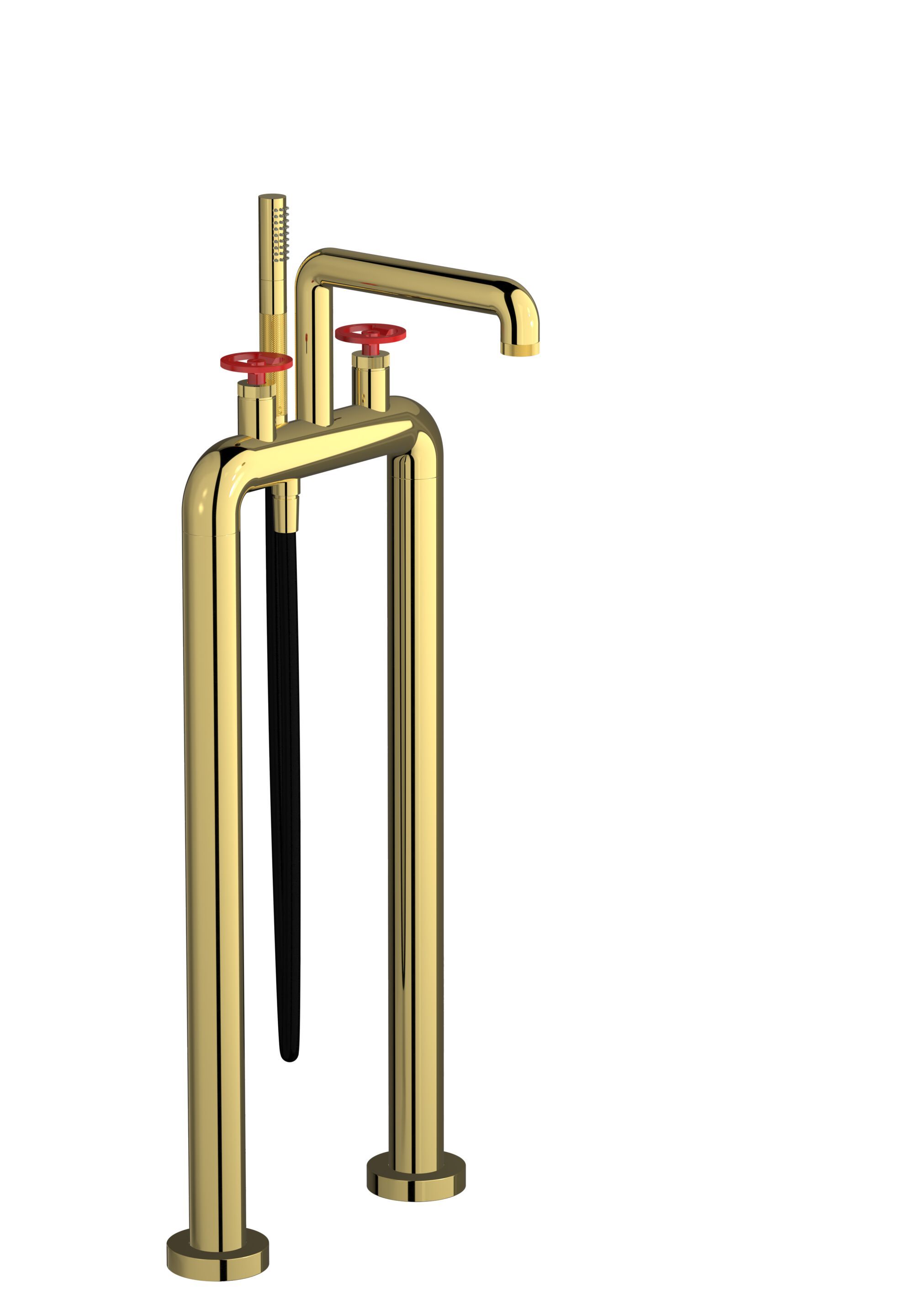 BOLD ROUND B1700 by IB - Rubinetto per vasca da terra esterno con doccetta - 18