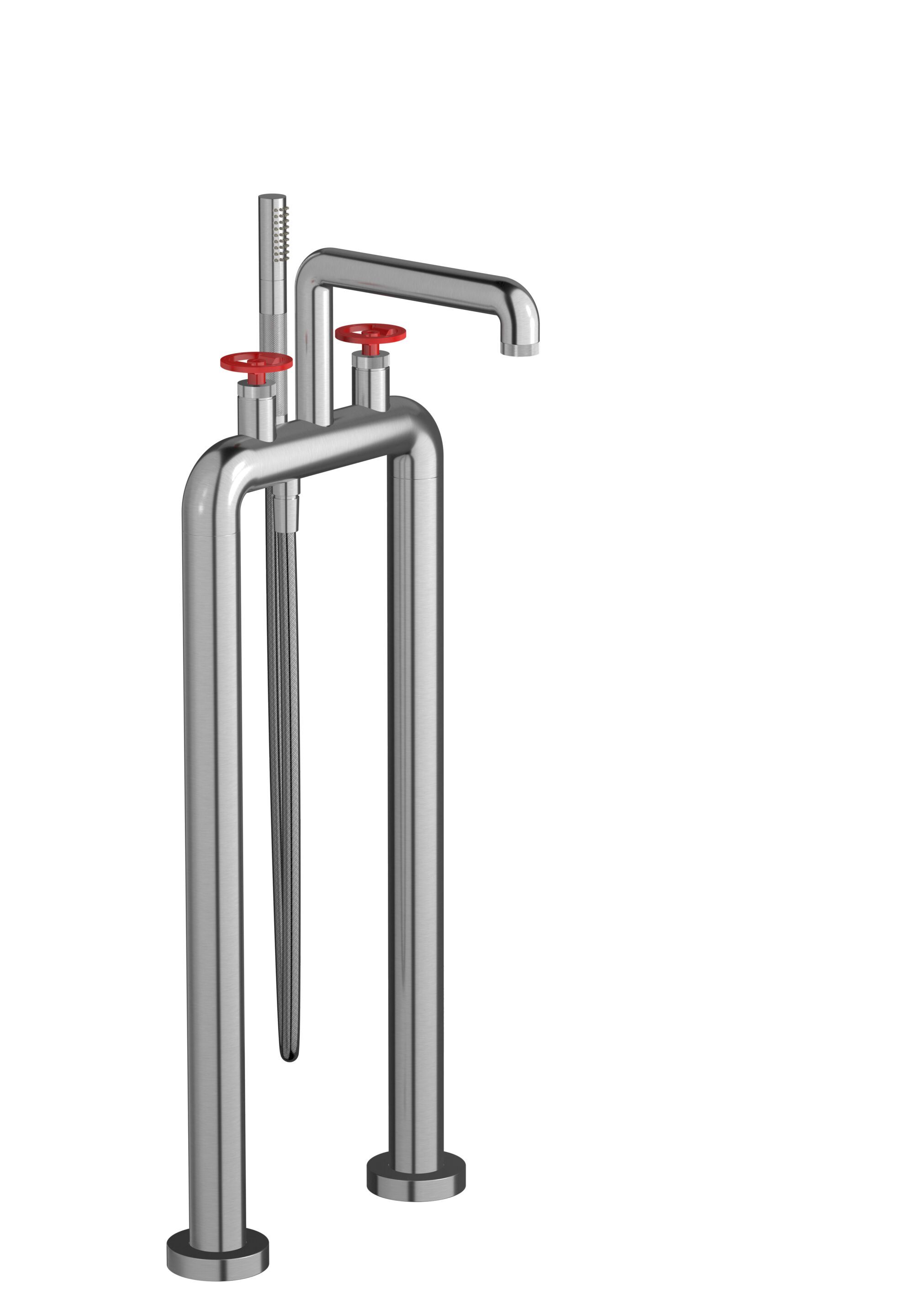 BOLD ROUND B1700 by IB - Rubinetto per vasca da terra esterno con doccetta - 26