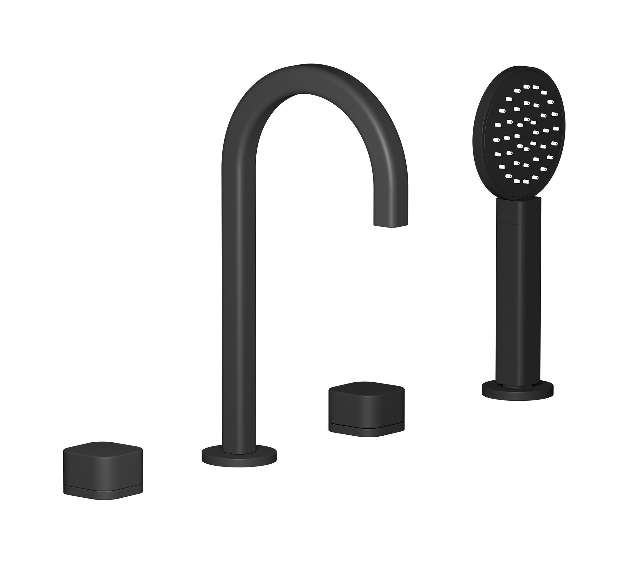 ELIO EO396 by IB - Rubinetto bordo vasca idroprogressivo con doccetta - 7