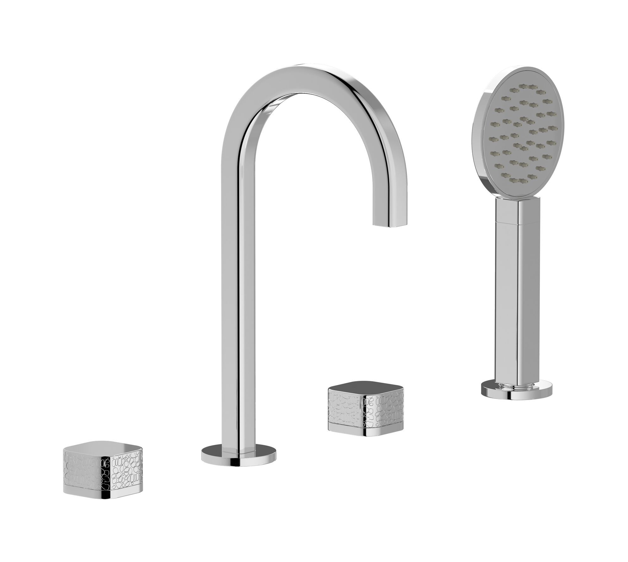 ELIO EO396 by IB - Rubinetto bordo vasca idroprogressivo con doccetta - 14