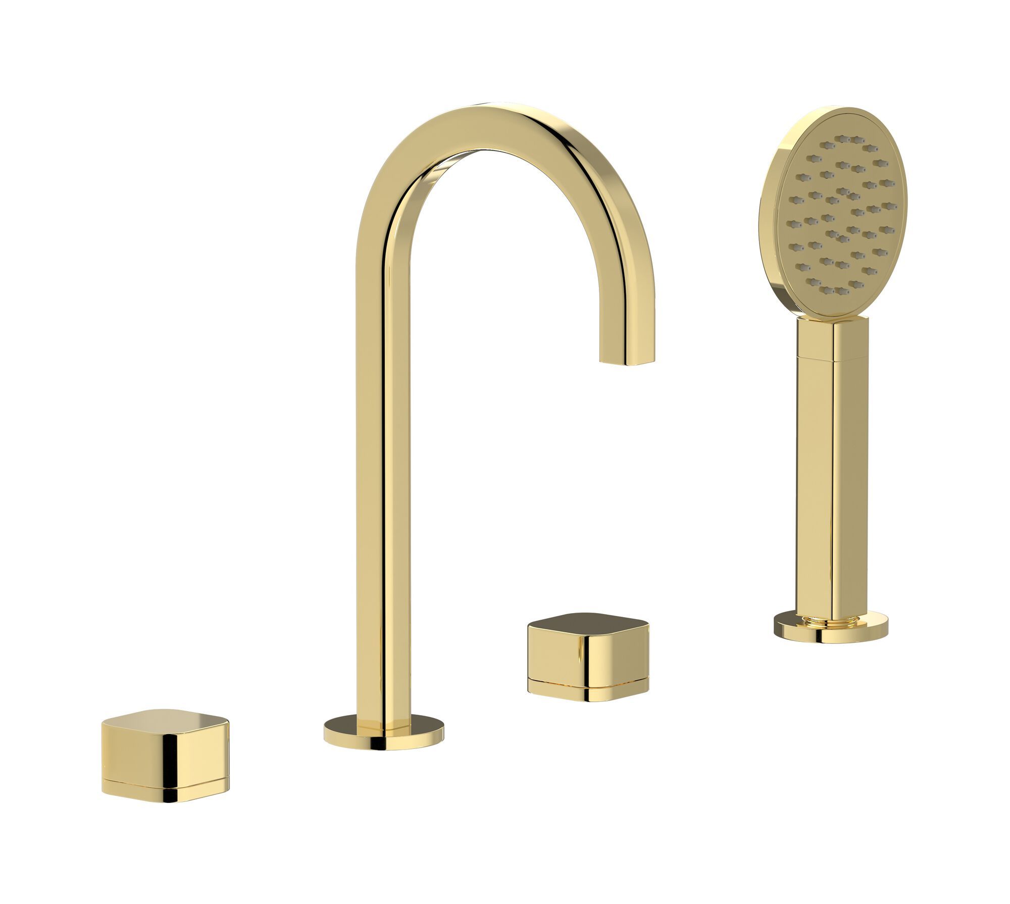 ELIO EO396 by IB - Rubinetto bordo vasca idroprogressivo con doccetta - 5