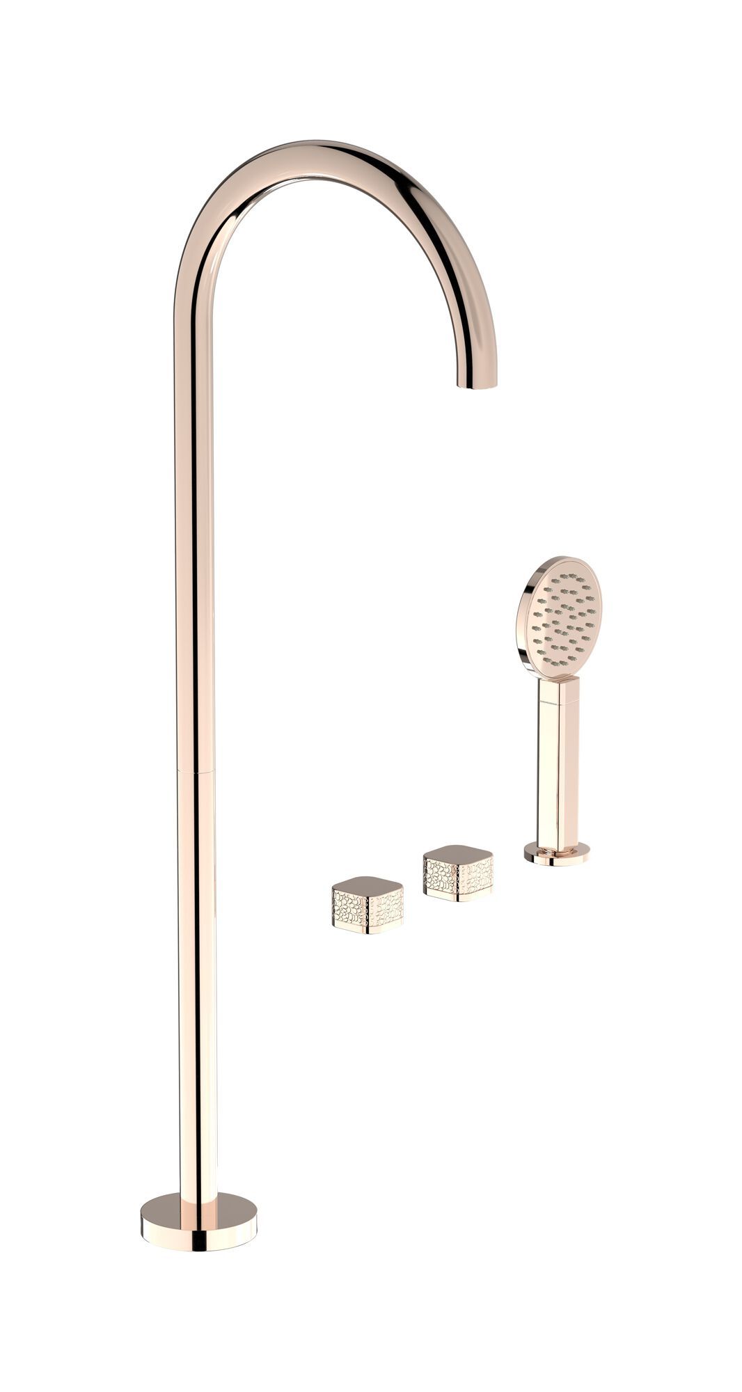 ELIO EO700 by IB - Miscelatore per vasca a 4 fori con doccetta - 22