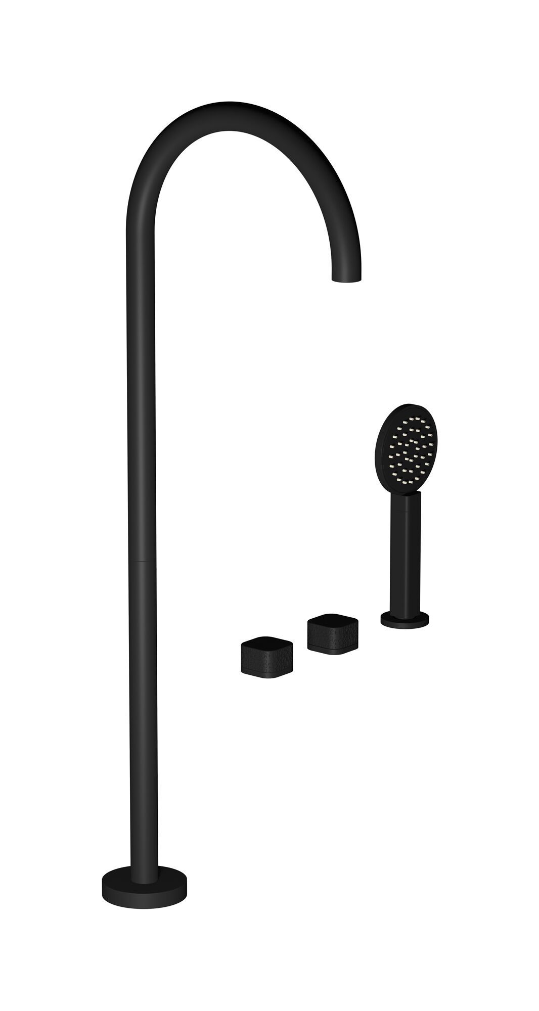 ELIO EO700 by IB - Miscelatore per vasca a 4 fori con doccetta - 18