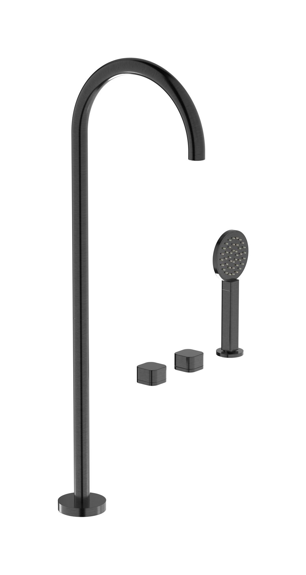 ELIO EO700 by IB - Miscelatore per vasca a 4 fori con doccetta - 4