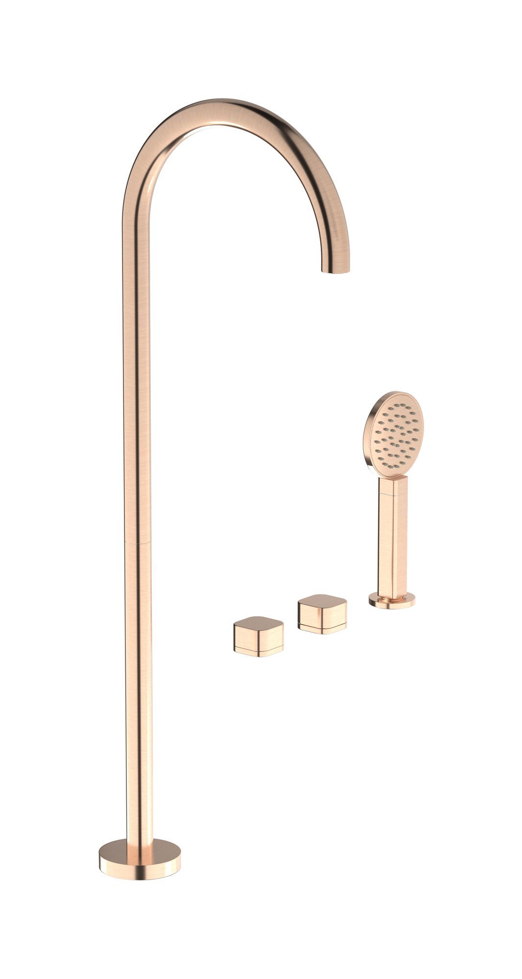 ELIO EO700 by IB - Miscelatore per vasca a 4 fori con doccetta - 11
