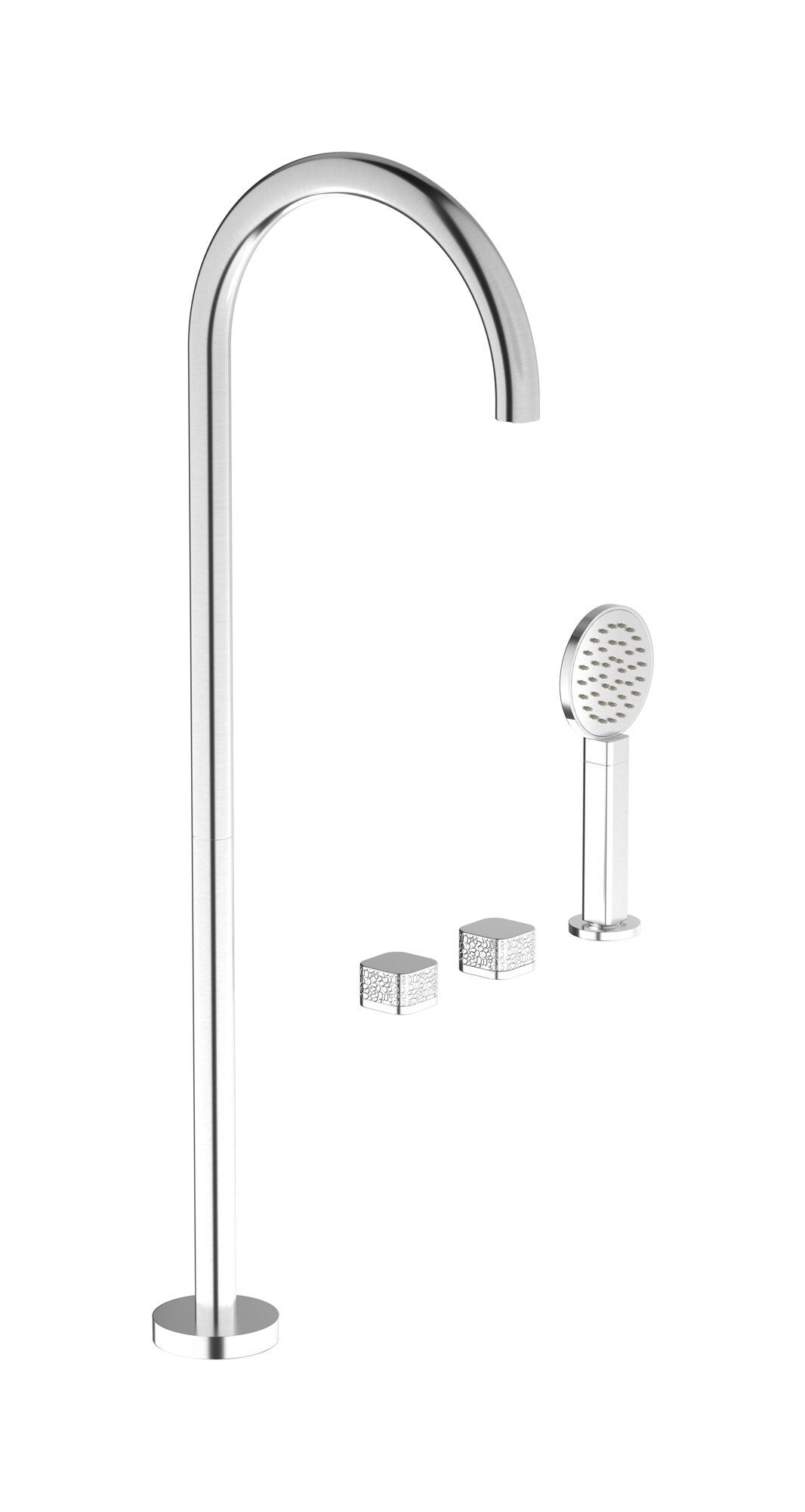 ELIO EO700 by IB - Miscelatore per vasca a 4 fori con doccetta - 24