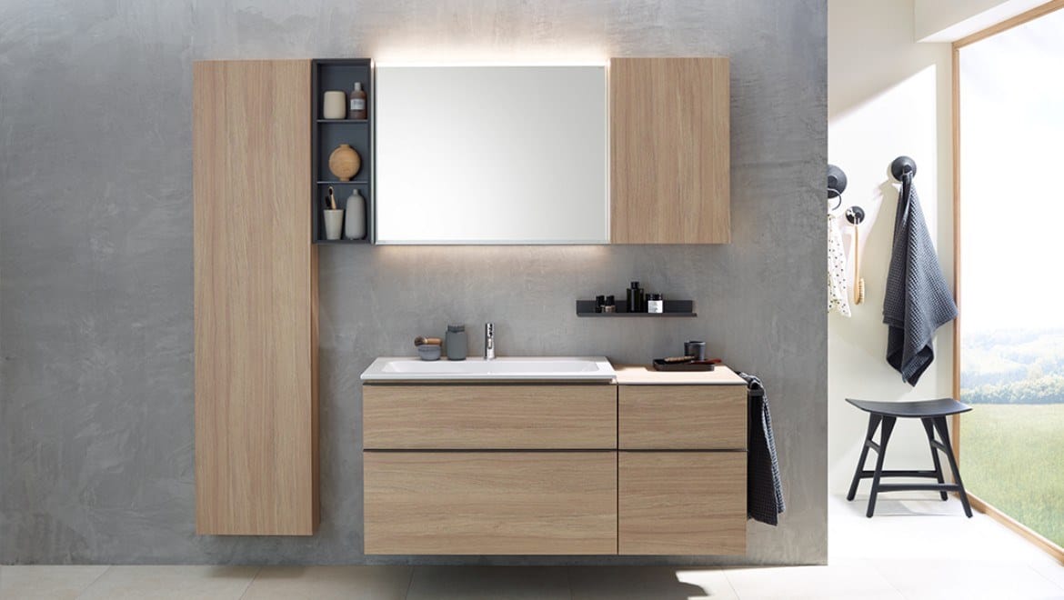 ICON by Geberit - Mobile bagno sospeso con cassetti - 3