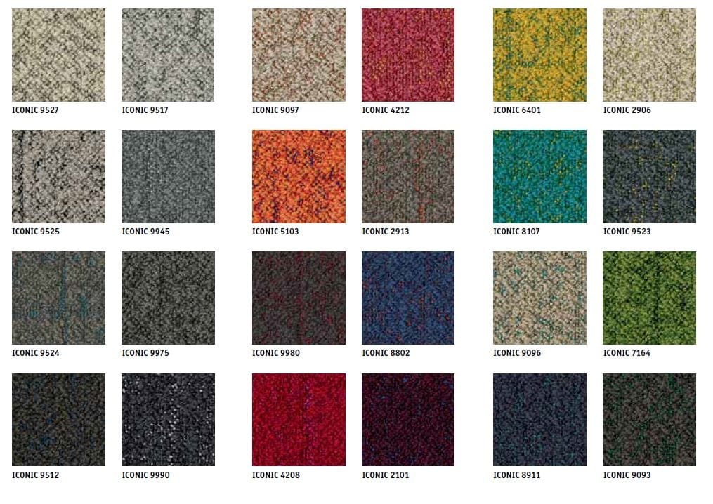 Carpet tiles ICONIC Desso Collection By TARKETT