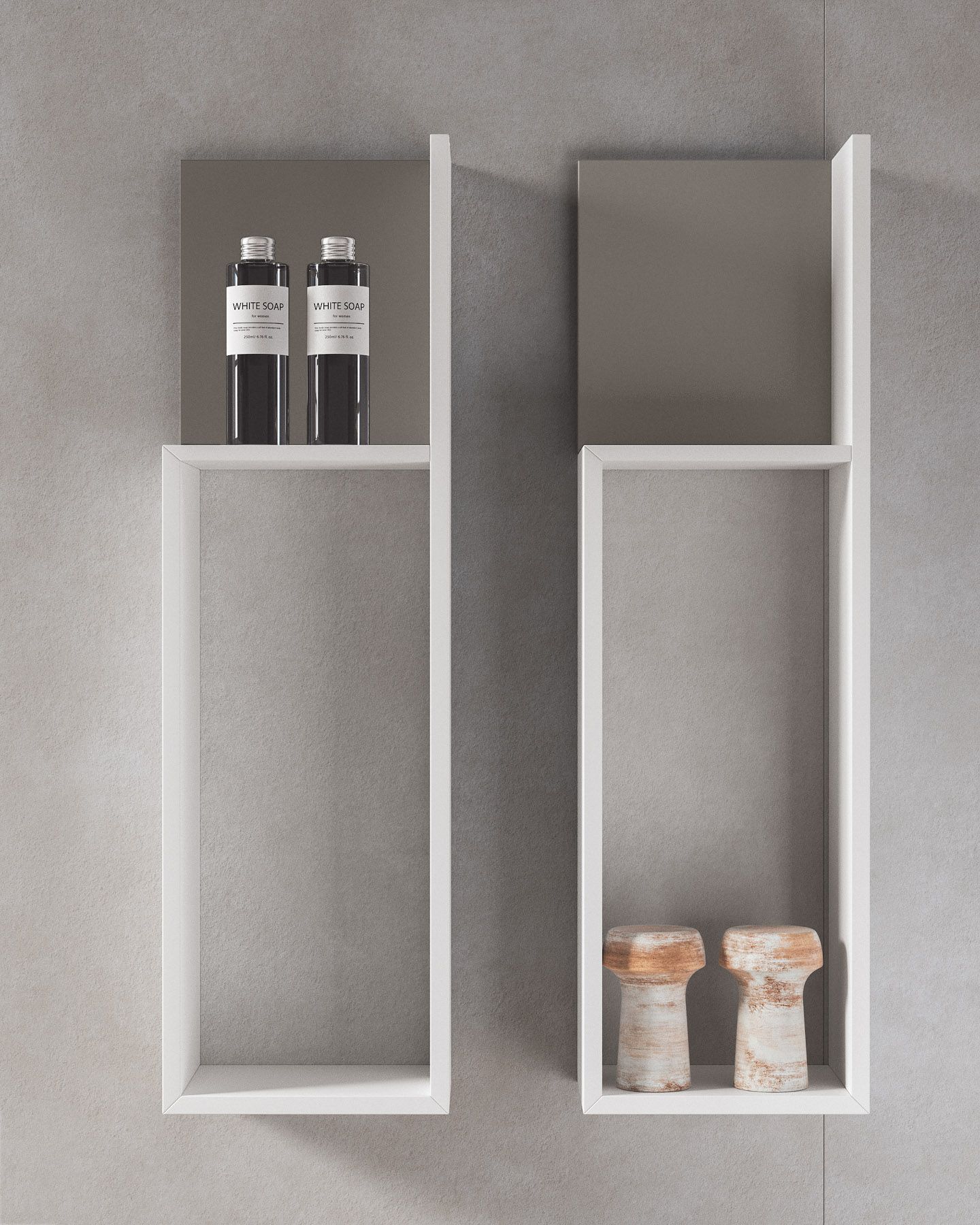 IKON 06 by BMT - Mobile lavabo sospeso con cassetti - 2