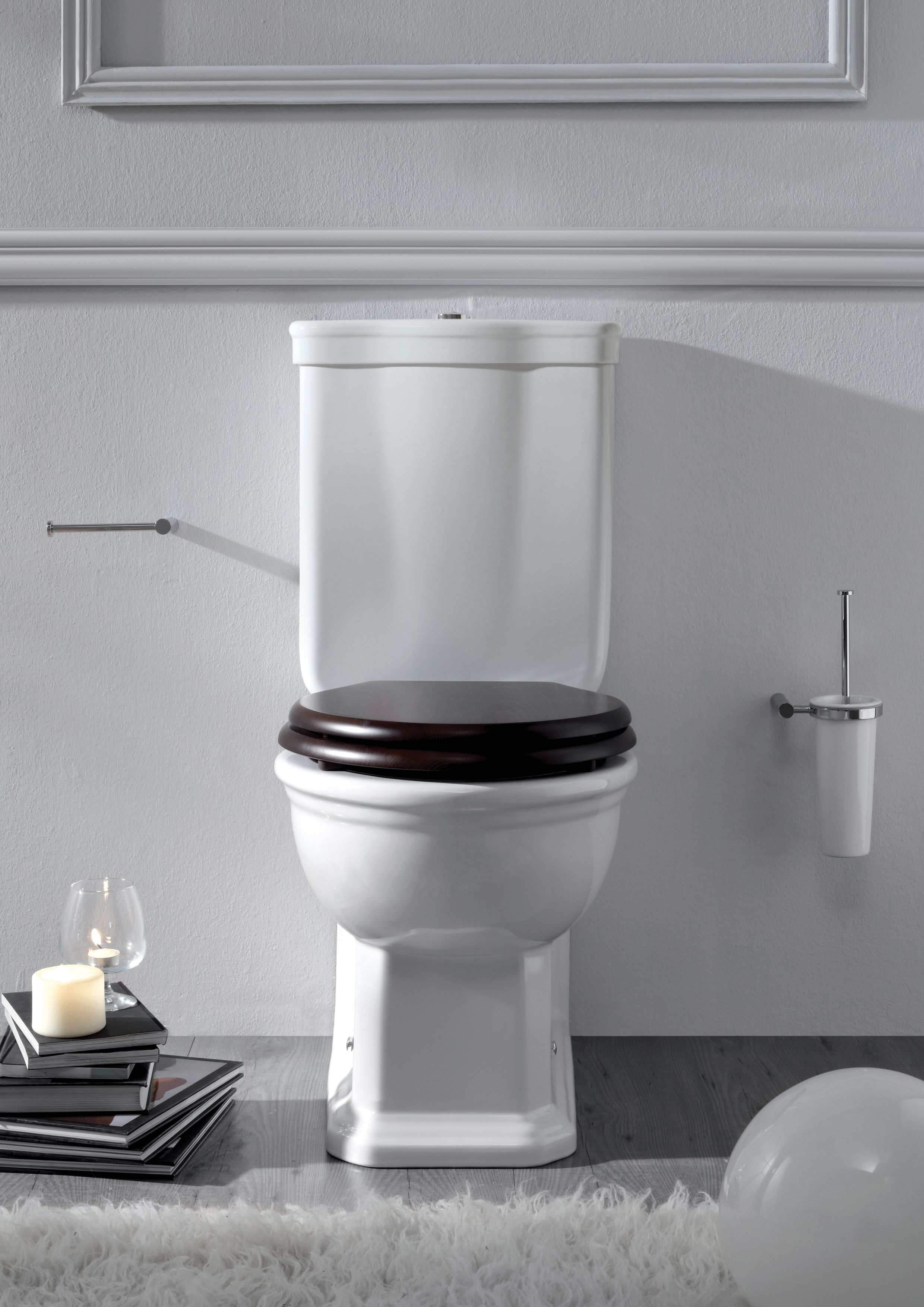 IMPERO by Olympia Ceramica - Wc monoblocco in Vetrochina a pavimento - 3