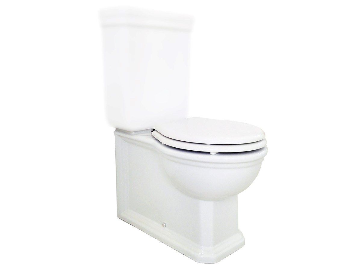 IMPERO by Olympia Ceramica - Wc monoblocco in Vetrochina a pavimento