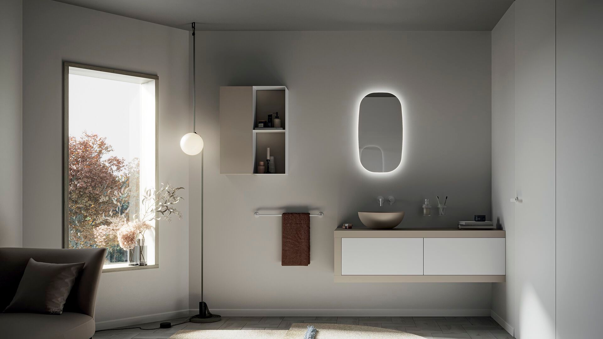 CLAIRE+ by INDA® - Specchio bagno da parete - 5