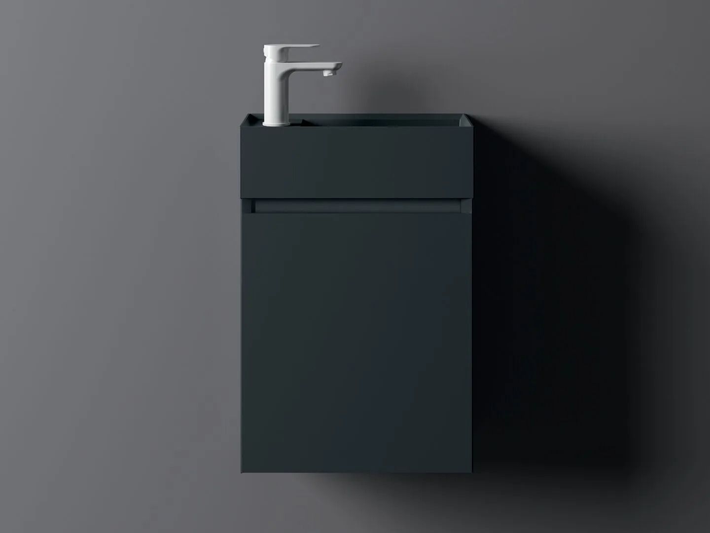 LILLIPUT 45 by INDA® - Mobile lavabo con gola e lavabo integrato - 16