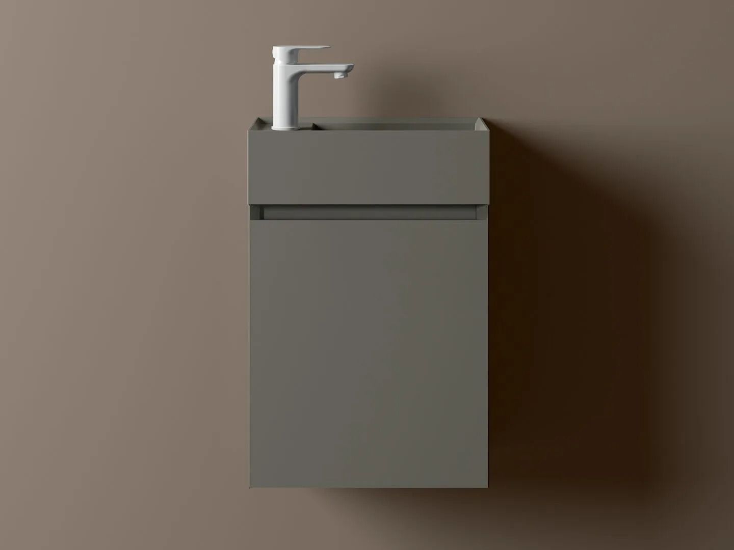 LILLIPUT 45 by INDA® - Mobile lavabo con gola e lavabo integrato - 12