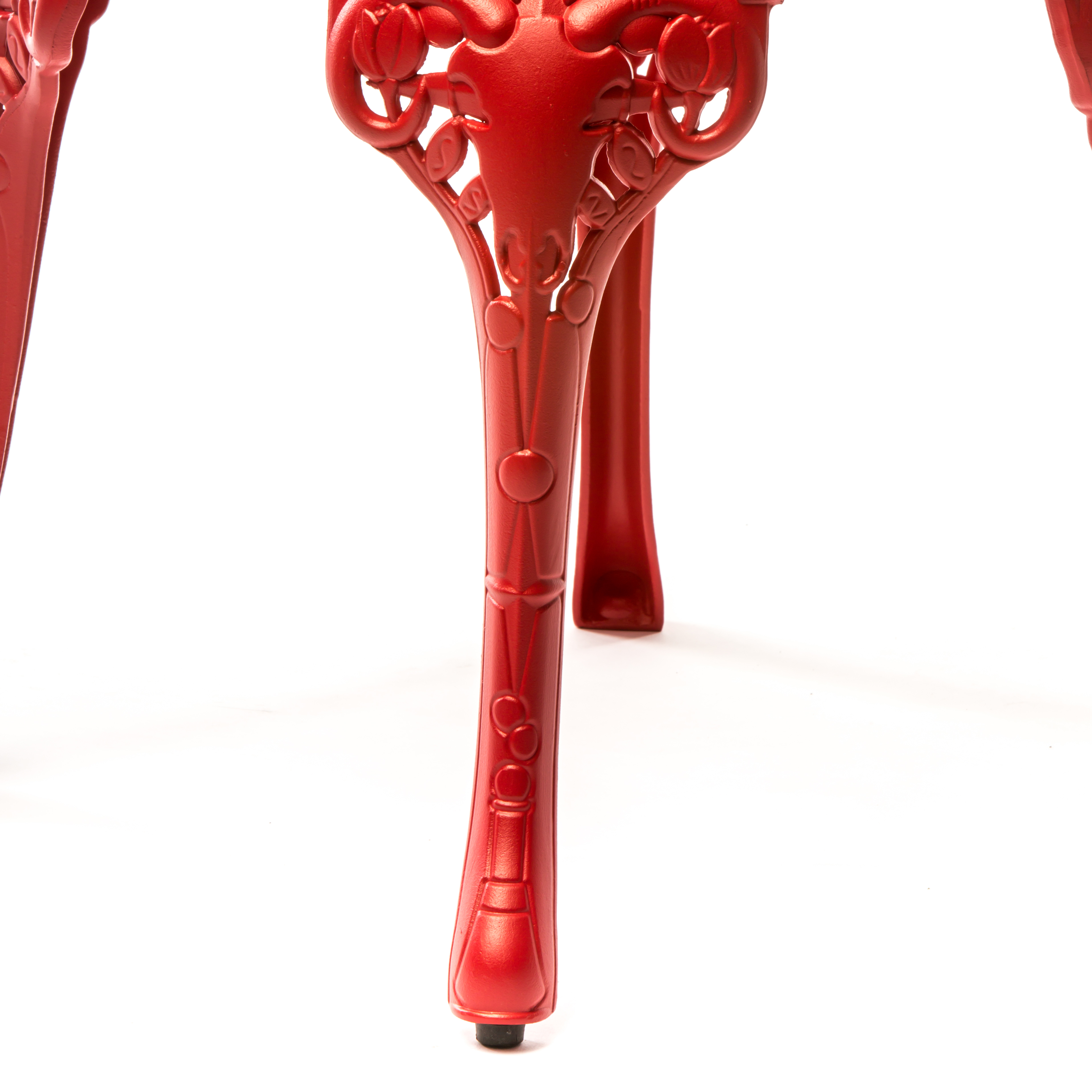 Offenburg Säule Runder Couchtisch - Aluminium Pulverbeschichtung