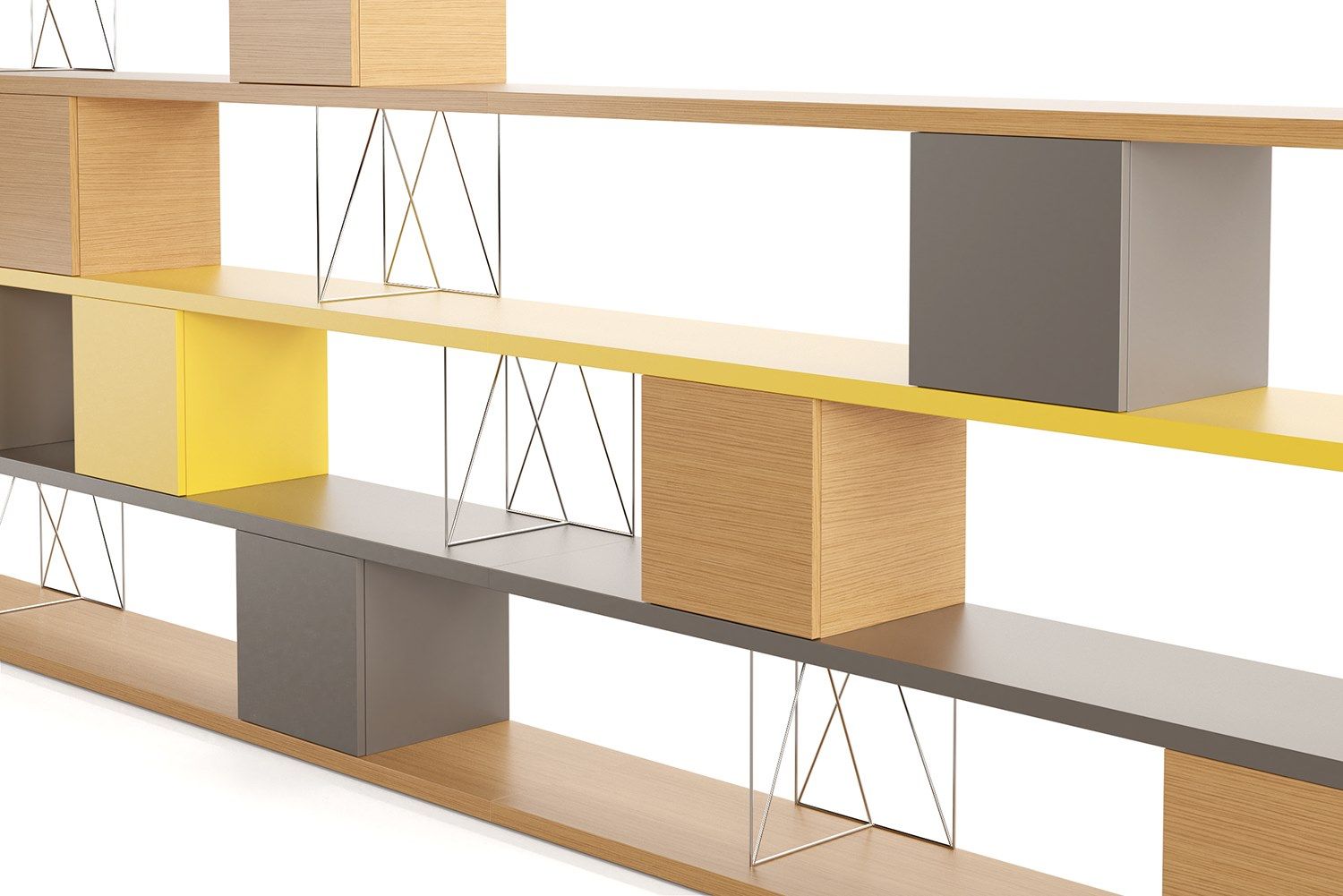 INGRAVITTA Tall office shelving By BK Contract design Gabriel Teixidó