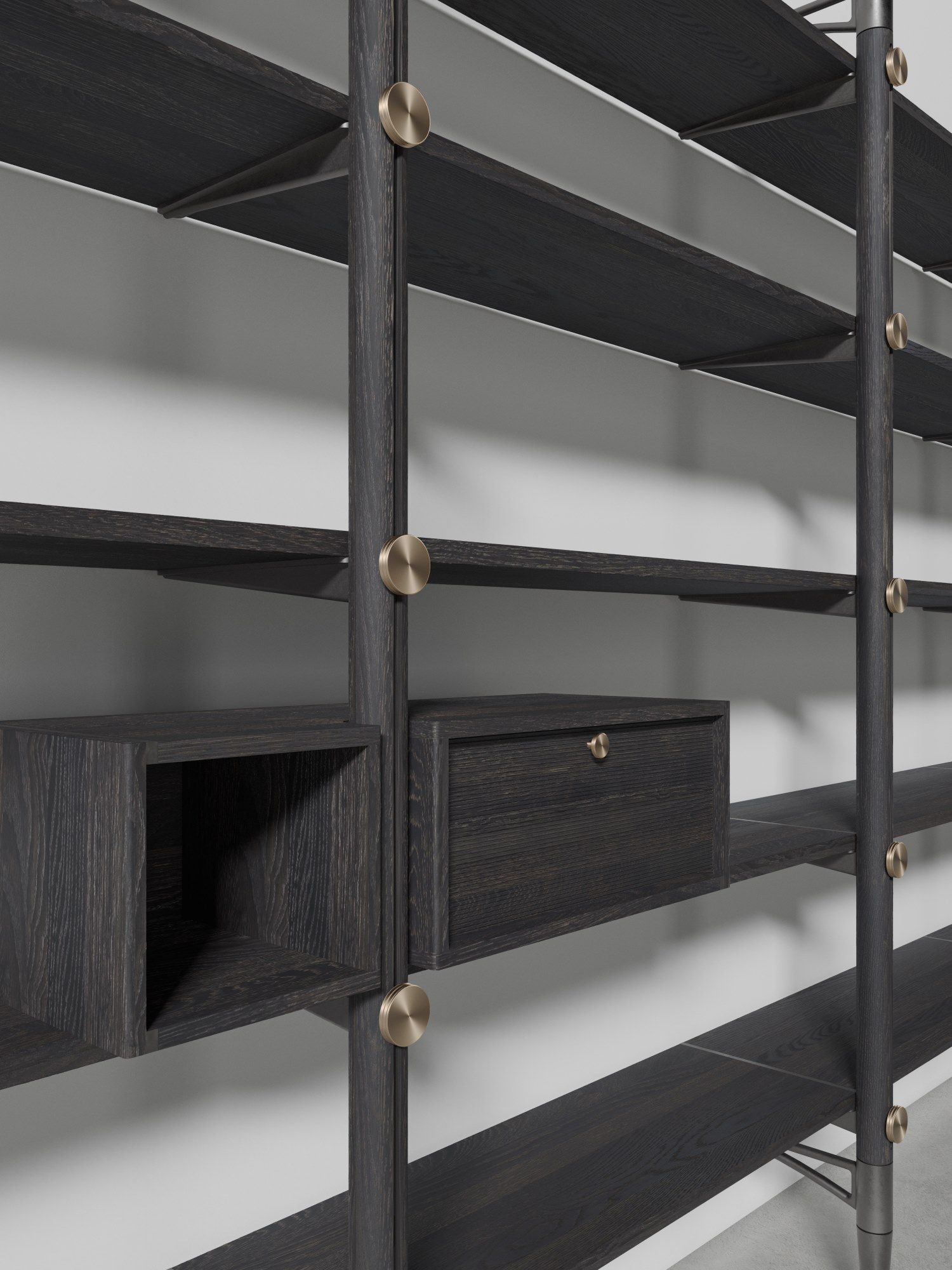 INUMBRA Wallmounted bookcase By District Eight