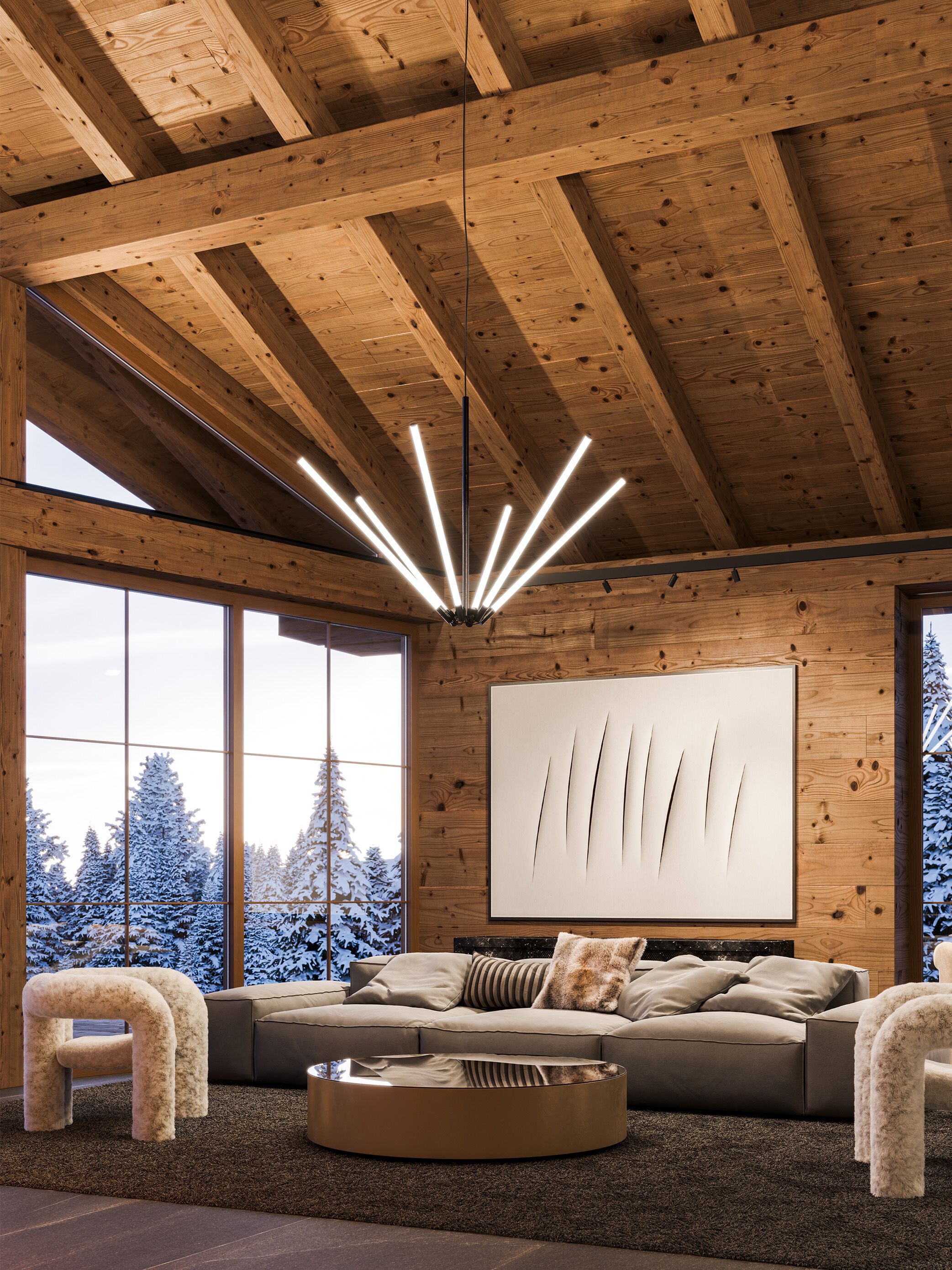 LYSABEL S CHANDELIER Pendant lamp By Intra lighting | design Lorenzo Truant