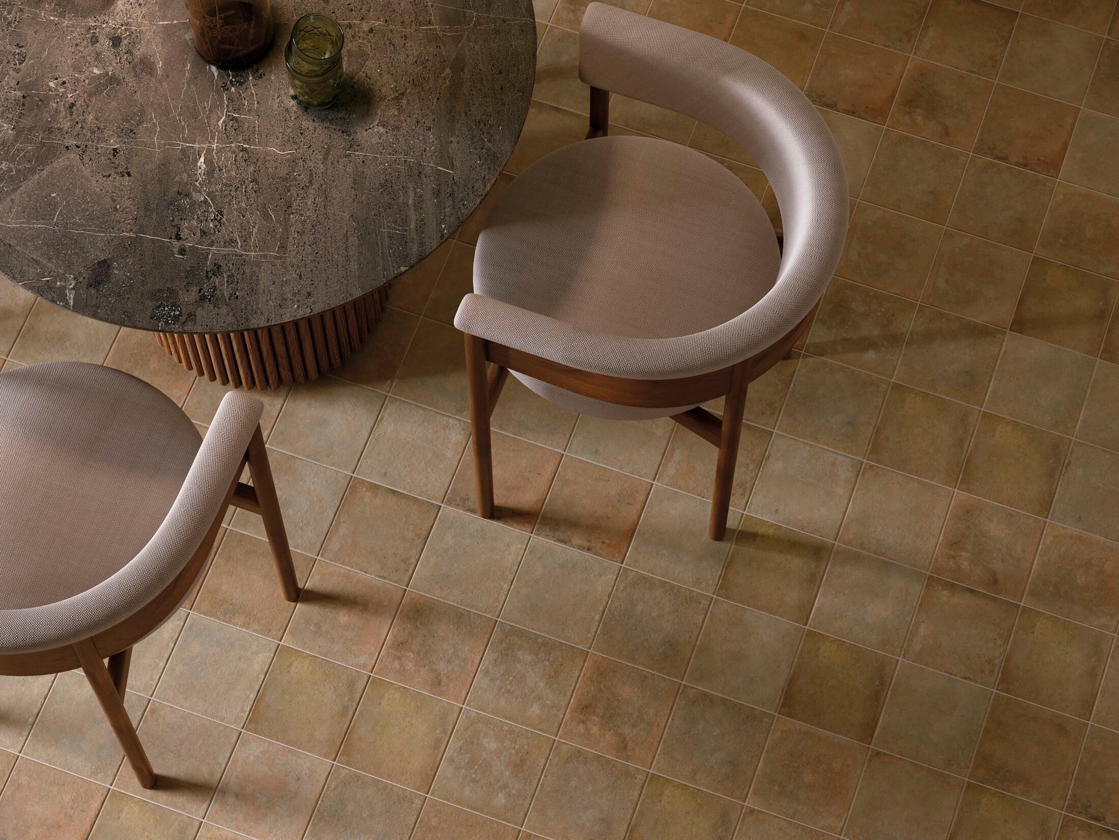 ARMONIE COTTO by Iris Ceramica - Pavimento in gres porcellanato effetto cotto