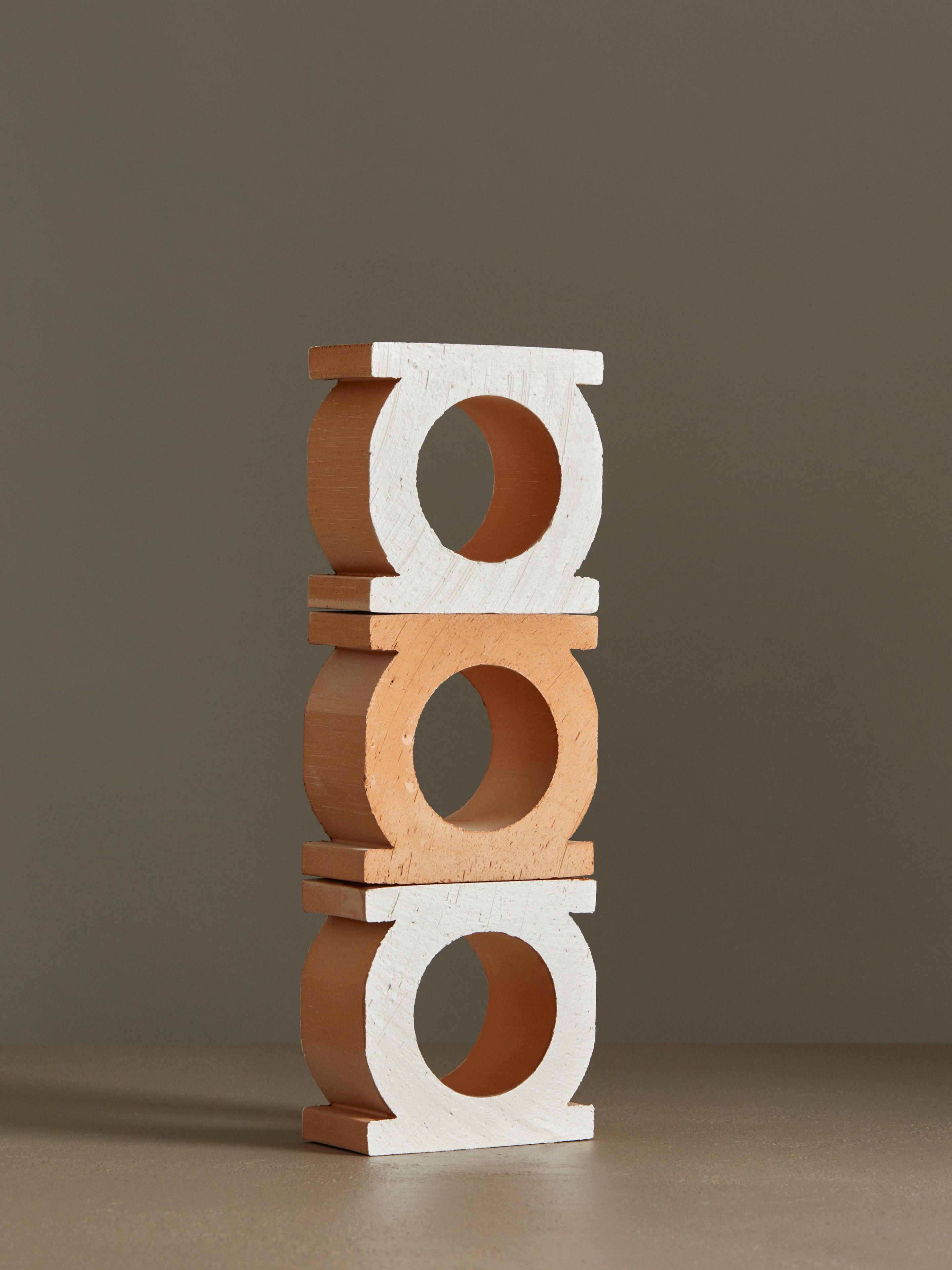 JALI NEUTRO by Mutina - Elemento tridimensionale in terracotta per pareti divisorie - 5