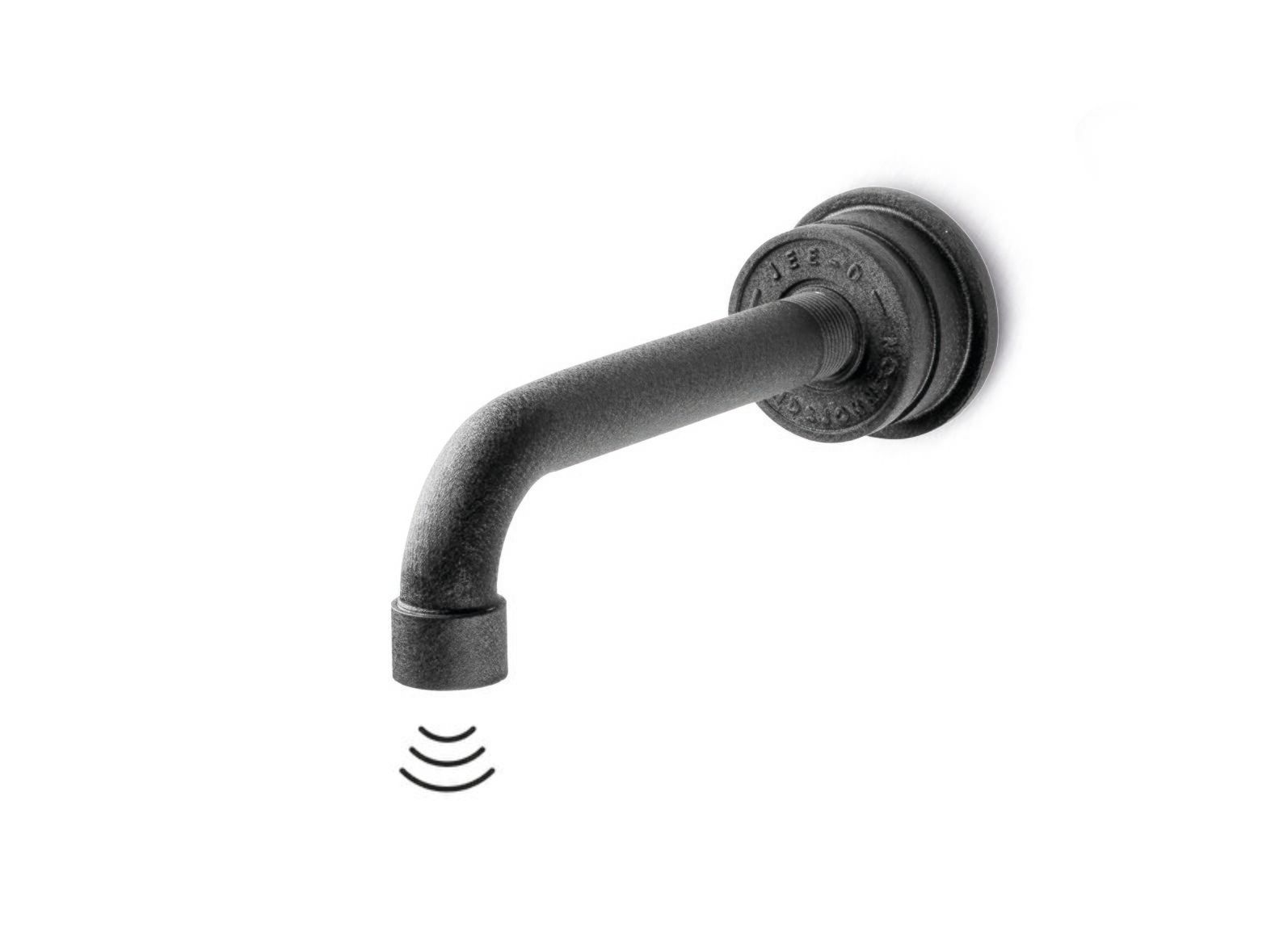 SOHO TOUCHLESS by JEE-O - Rubinetto per lavabo a infrarossi a muro in acciaio inox