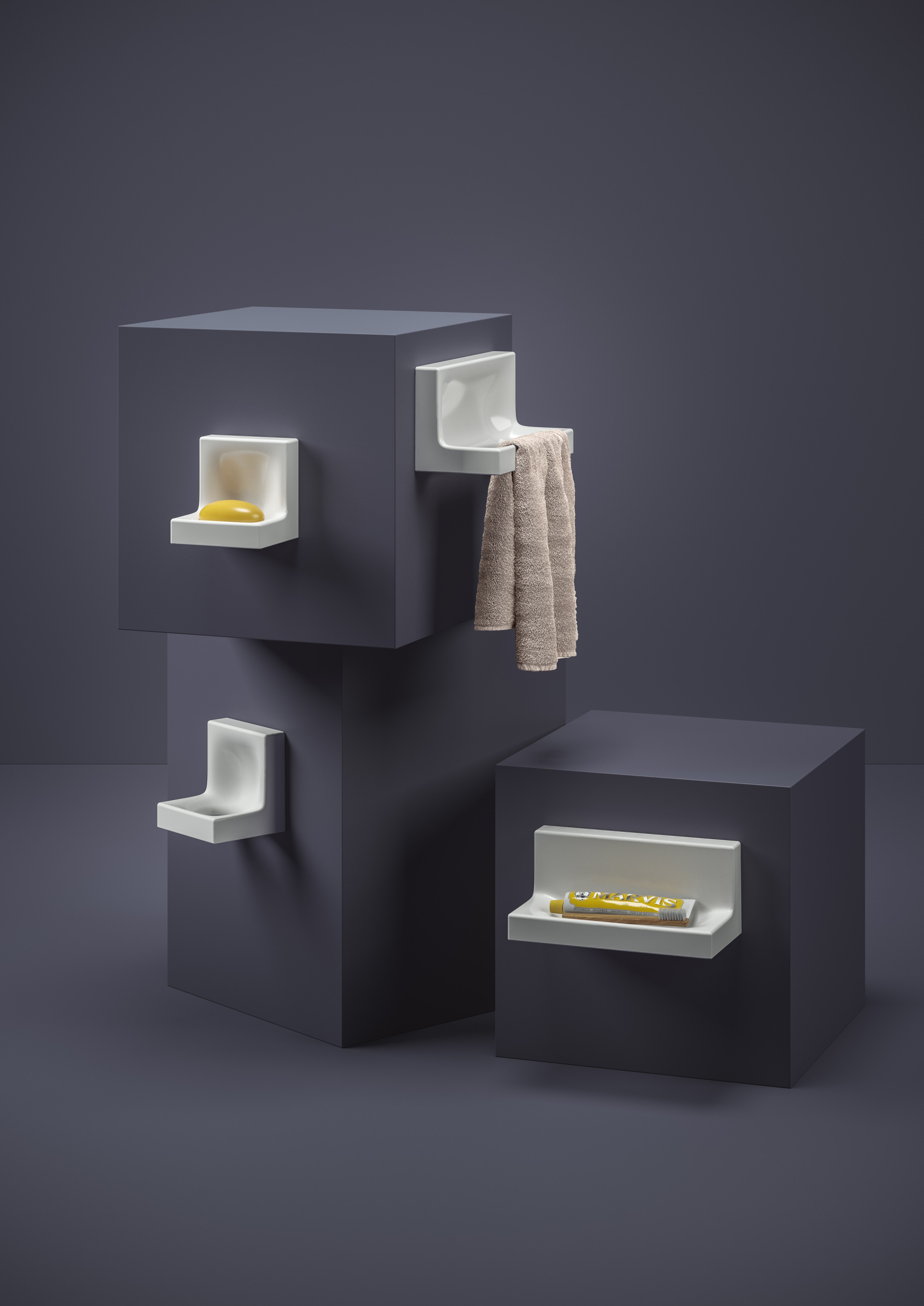 JOY by Artceram - Mensola bagno in ceramica - 2