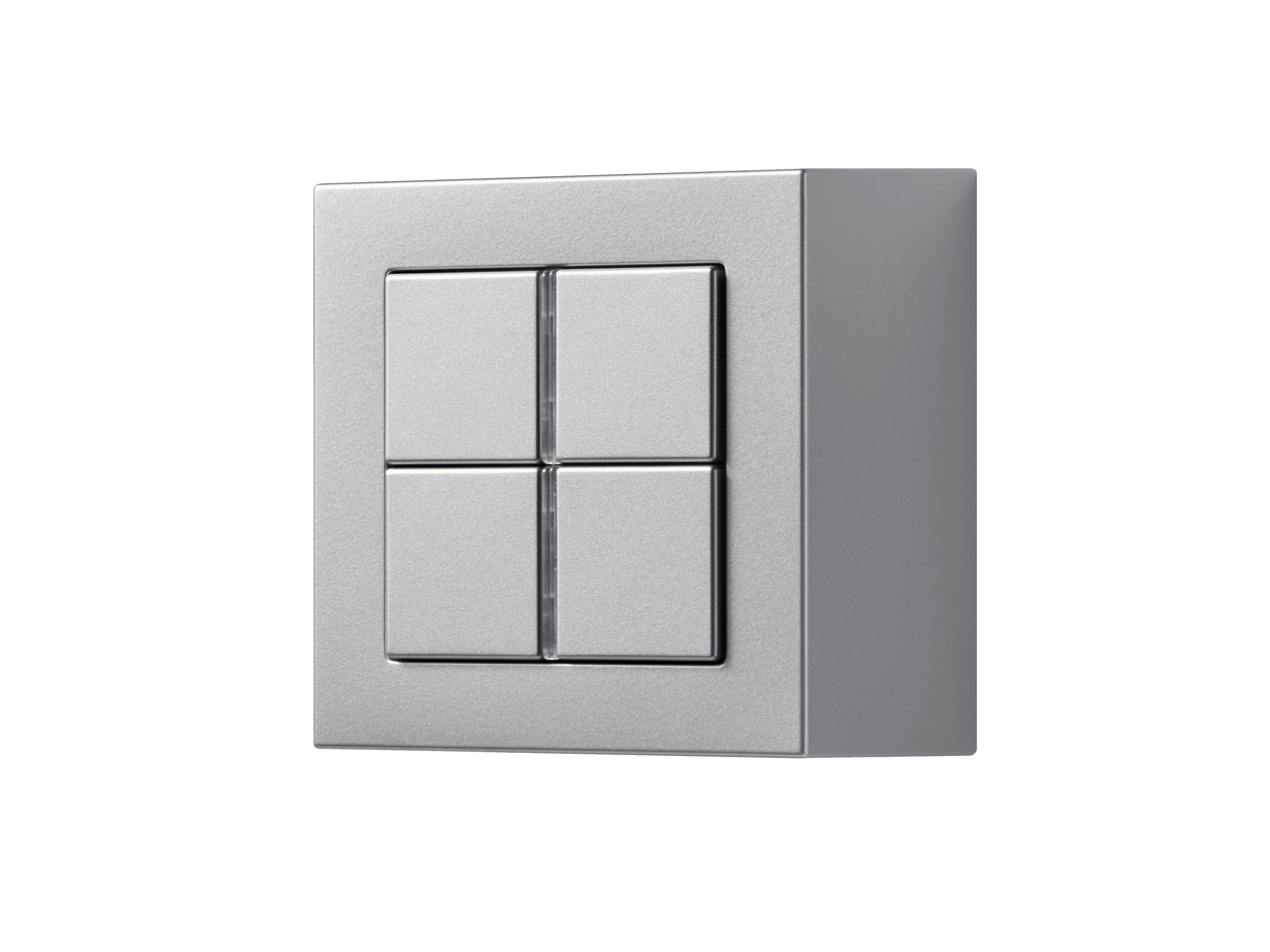 A CUBE by JUNG - Interruttore in alluminio