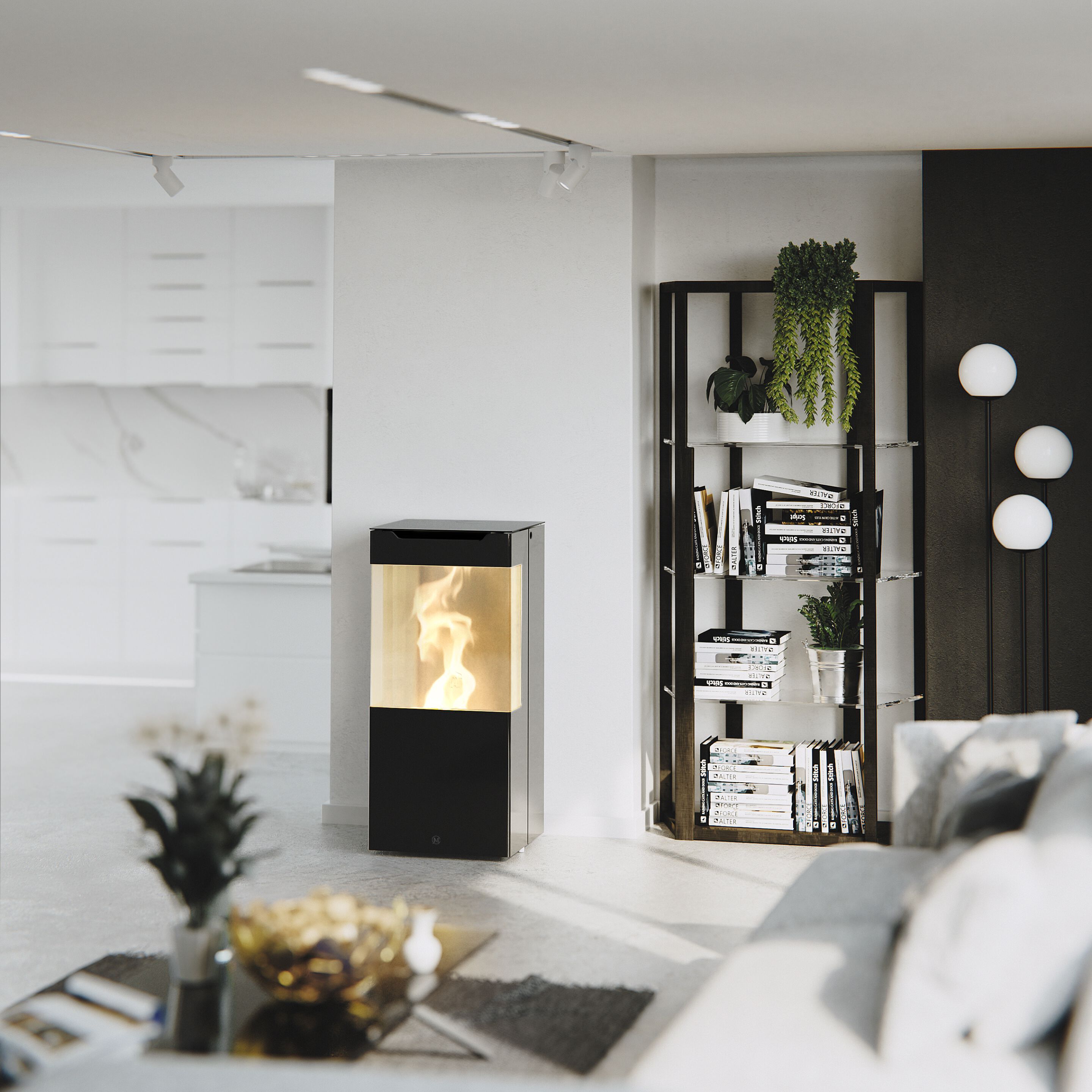 V-SION by Jolly Mec - Stufa a pellet con WiFi classe A+ - 4