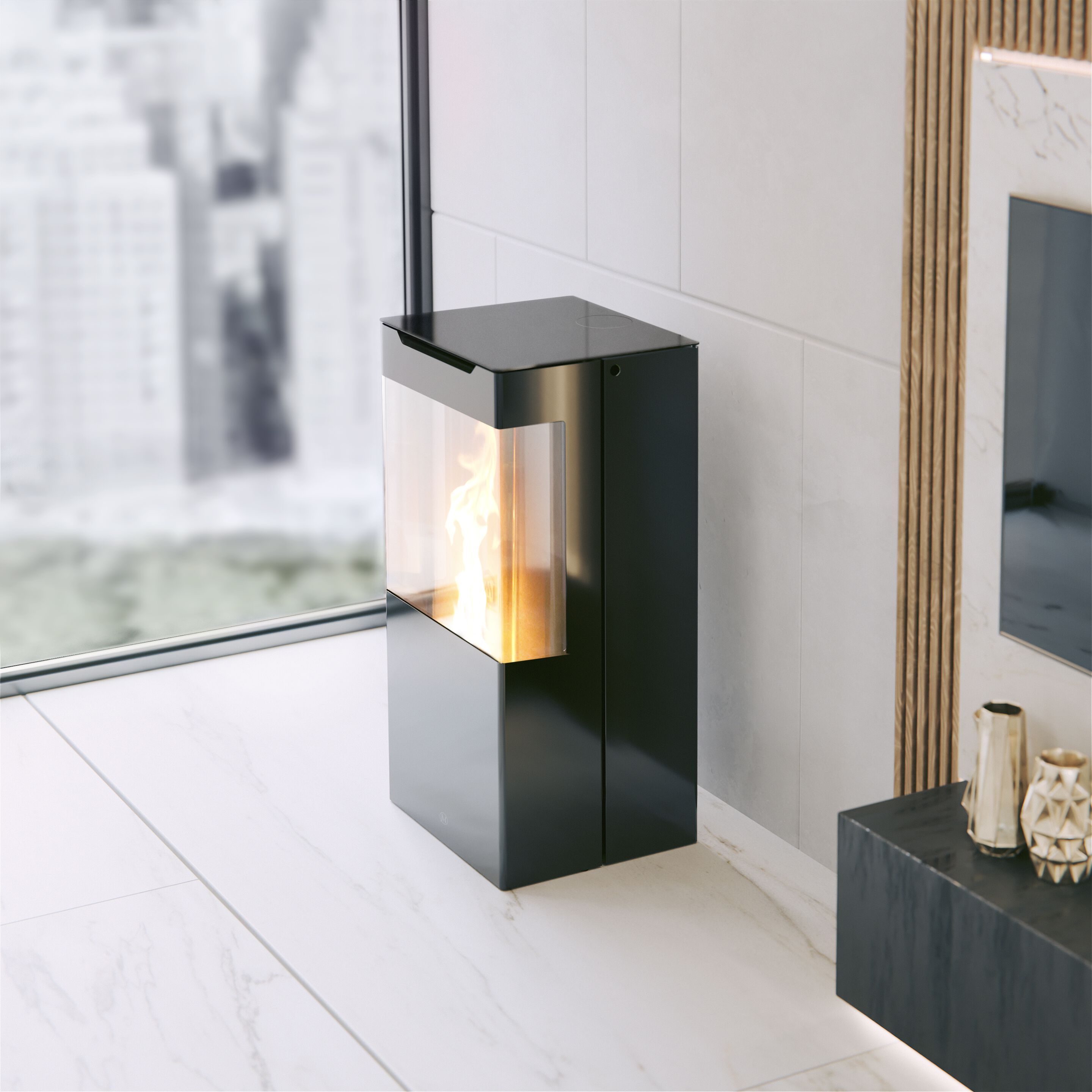 V-SION by Jolly Mec - Stufa a pellet con WiFi classe A+ - 2