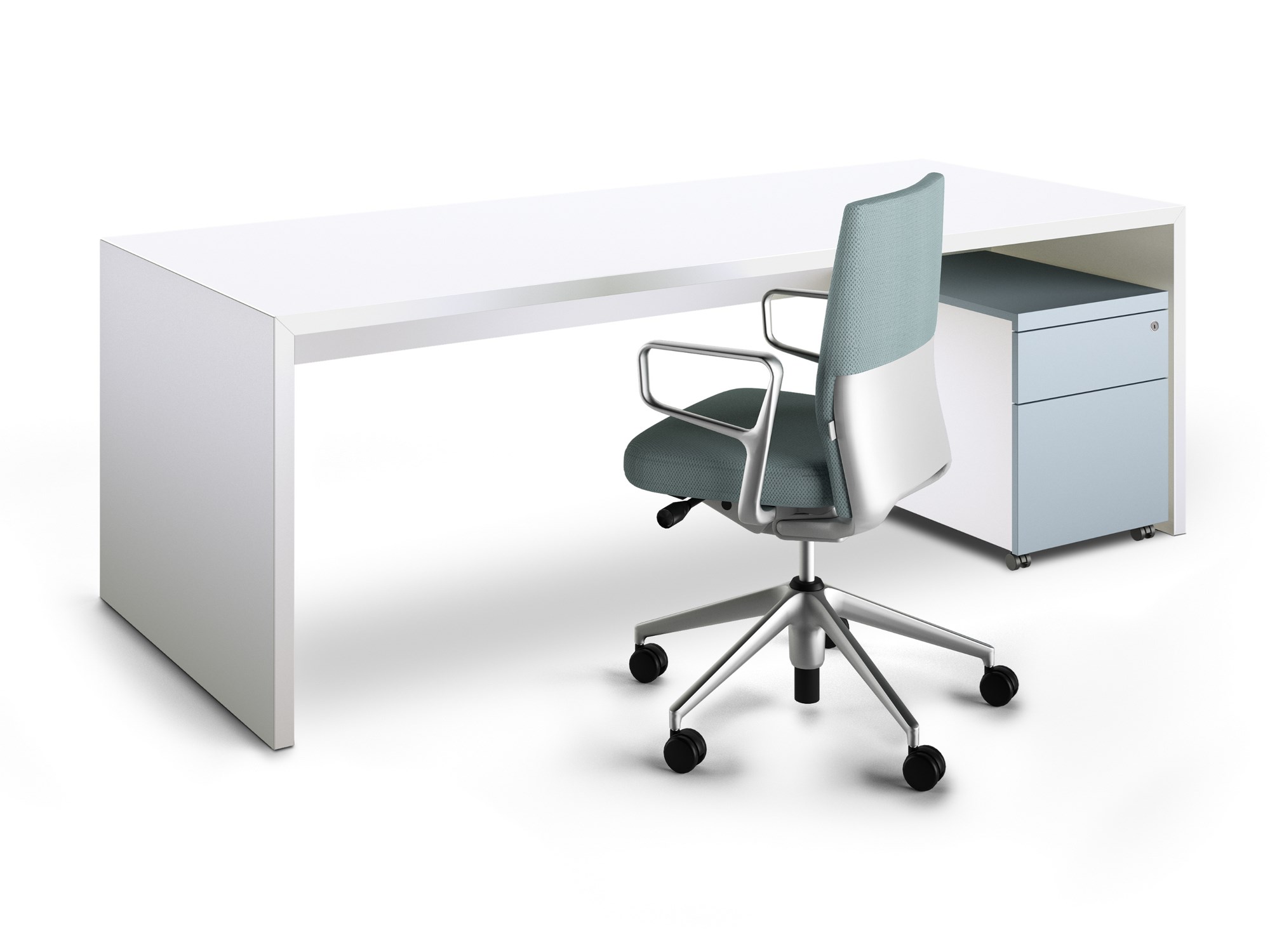 K-MODUL WORK+MEET Rectangular office desk By Werner works | design Büro ...