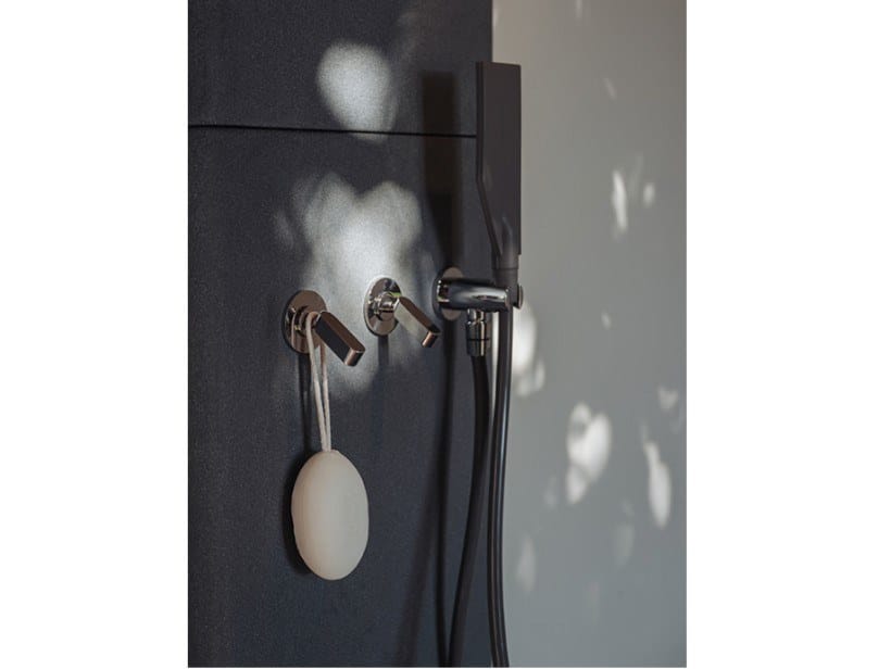 Wallmounted handshower for shower KAA By Agape design Giulio Gianturco