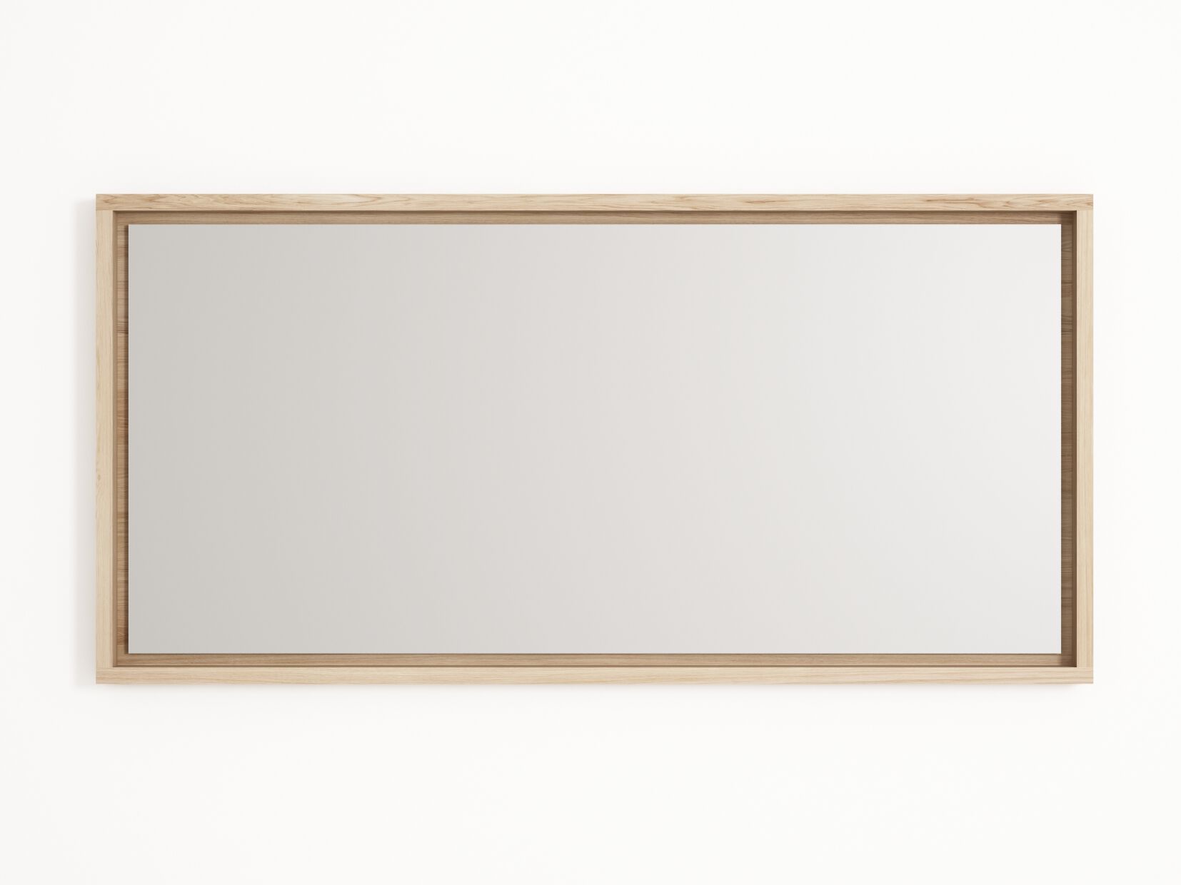 PARKER by KARPENTER - Specchio da parete con cornice per bagno